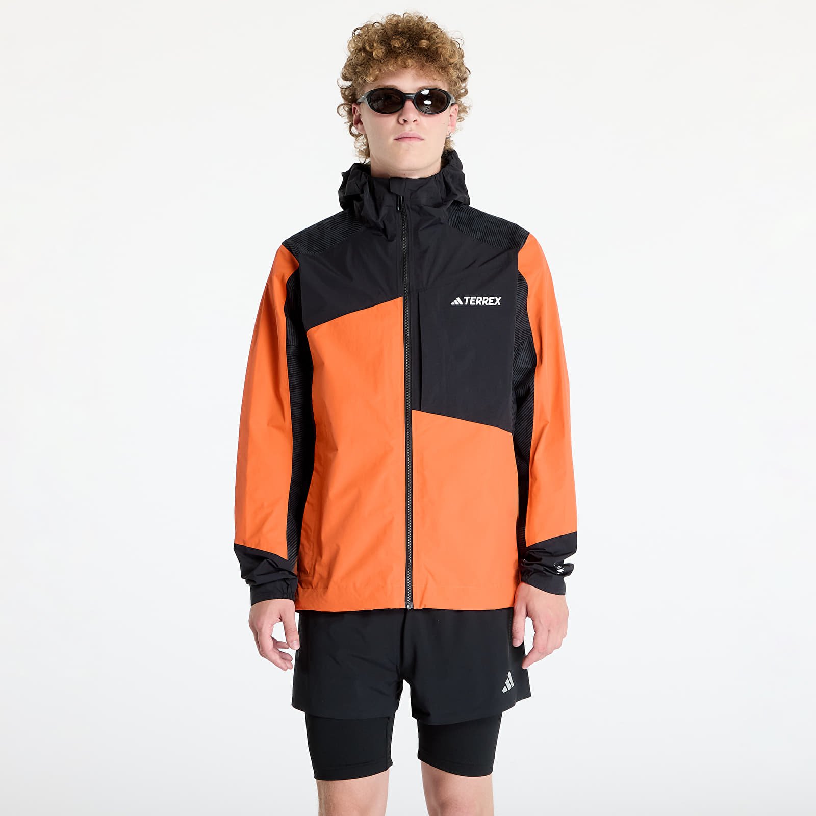 Kurtki męskie adidas Terrex Xperior Hybrid Rain.Rdy Semi Impact Orange/ Black