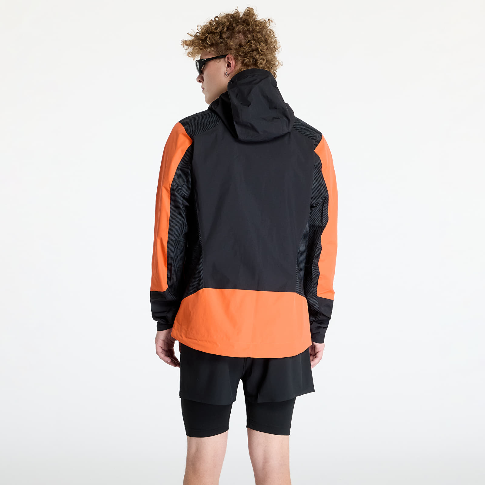 Kurtki męskie adidas Terrex Xperior Hybrid Rain.Rdy Semi Impact Orange/ Black