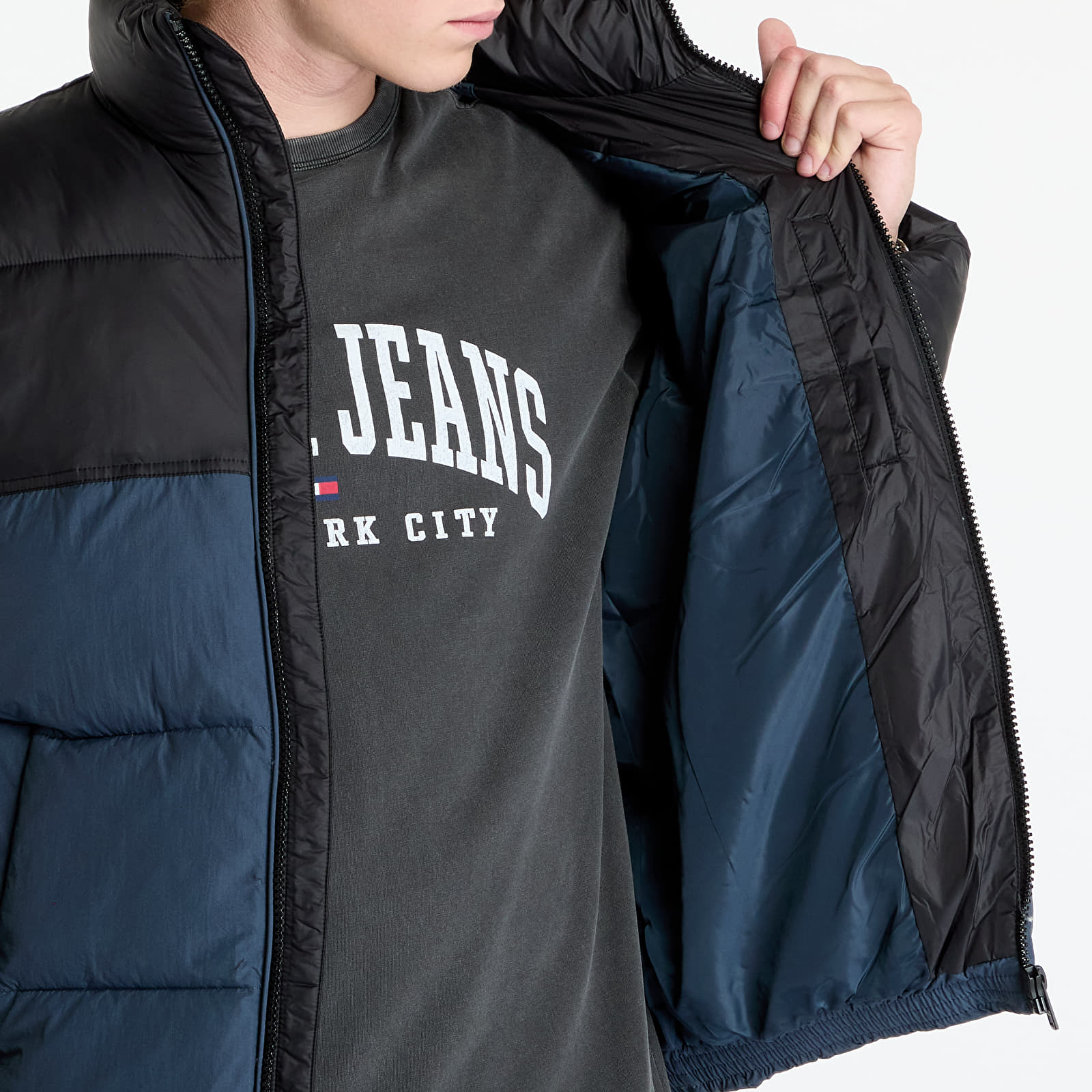 Jacken Calvin Klein Jeans Non Down Blocking Puffer Jacket Blue