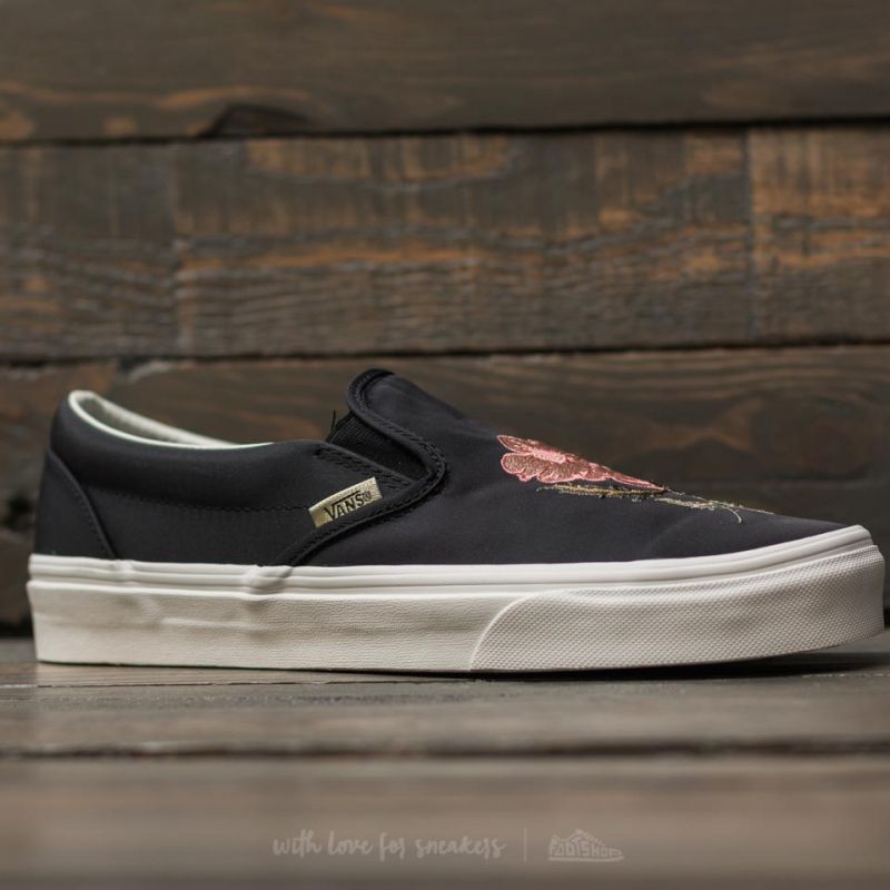 Vans Classic Slip-on (California Souvenir) Black/ Blanc De Blanc