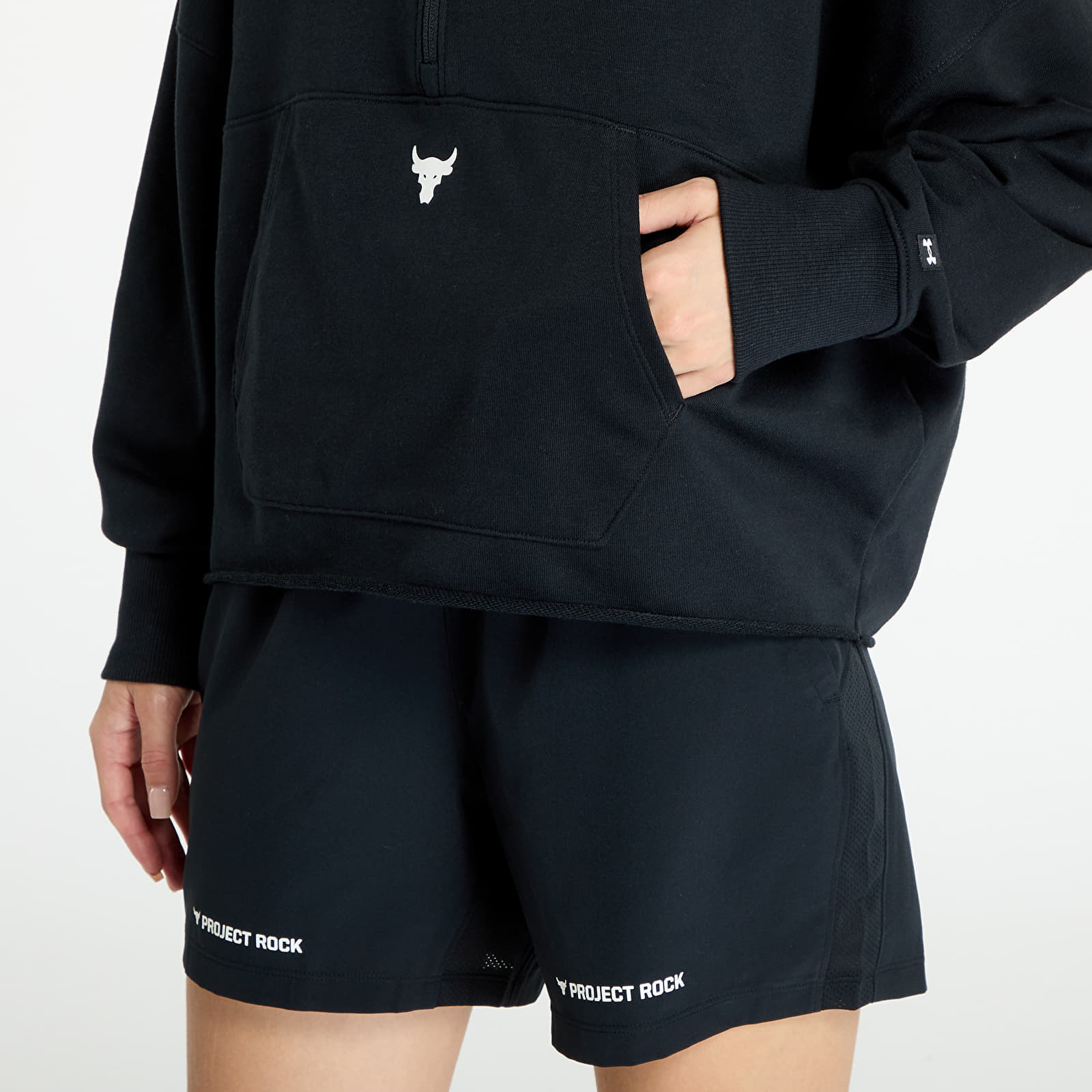 Світшот Under Armour Project Rock Half Zip Pullover Black XS