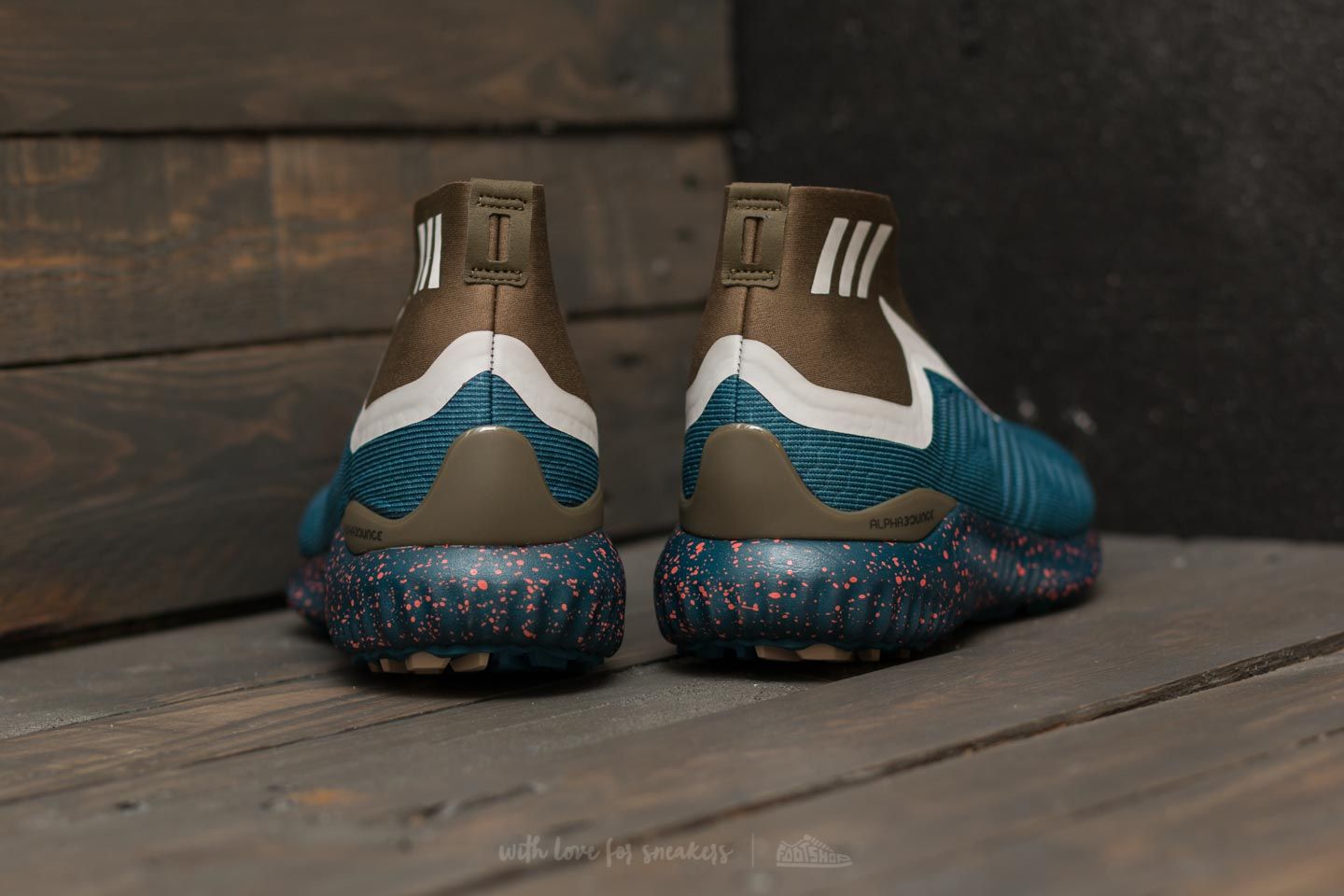 Men's shoes adidas Alphabounce Zip M Petrol Night/ Blue