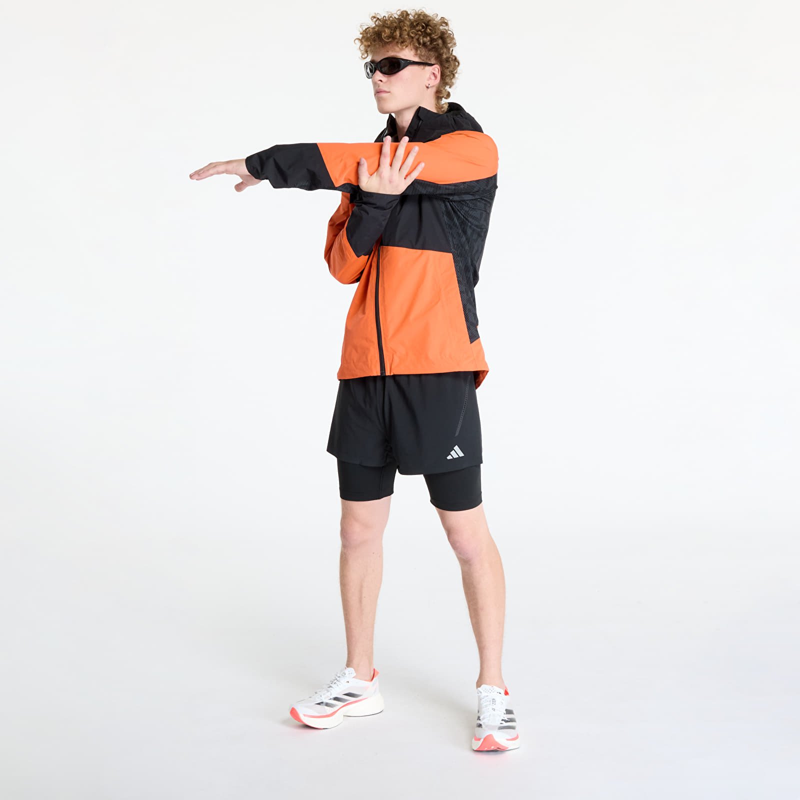 Kurtki męskie adidas Terrex Xperior Hybrid Rain.Rdy Semi Impact Orange/ Black