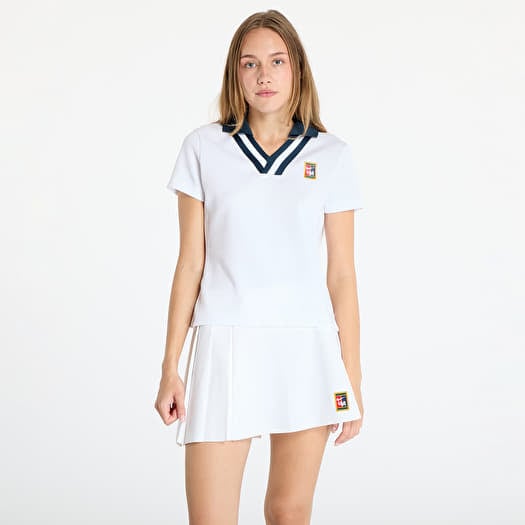 Nike x YOON Women's Short-Sleeve Polo White/ Armory Navy