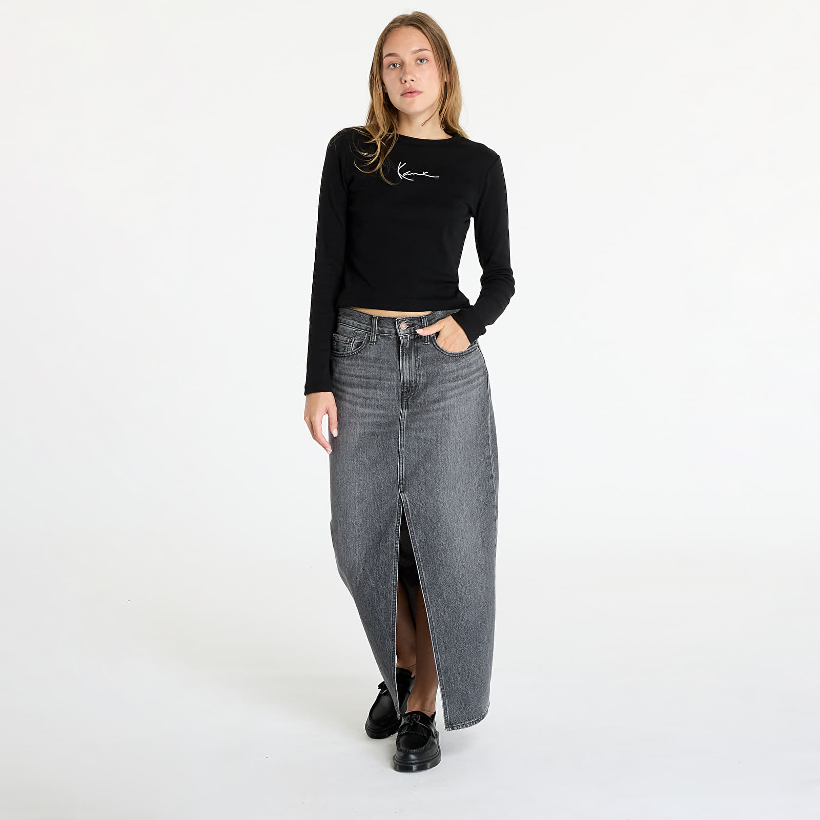 Röcke Levi's® Ankle Column Skirt Black