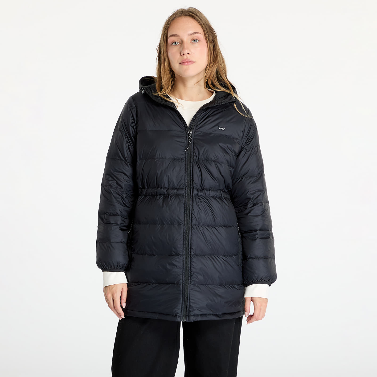 Kurtki damskie Levi's® Polly Midi Puffer Black