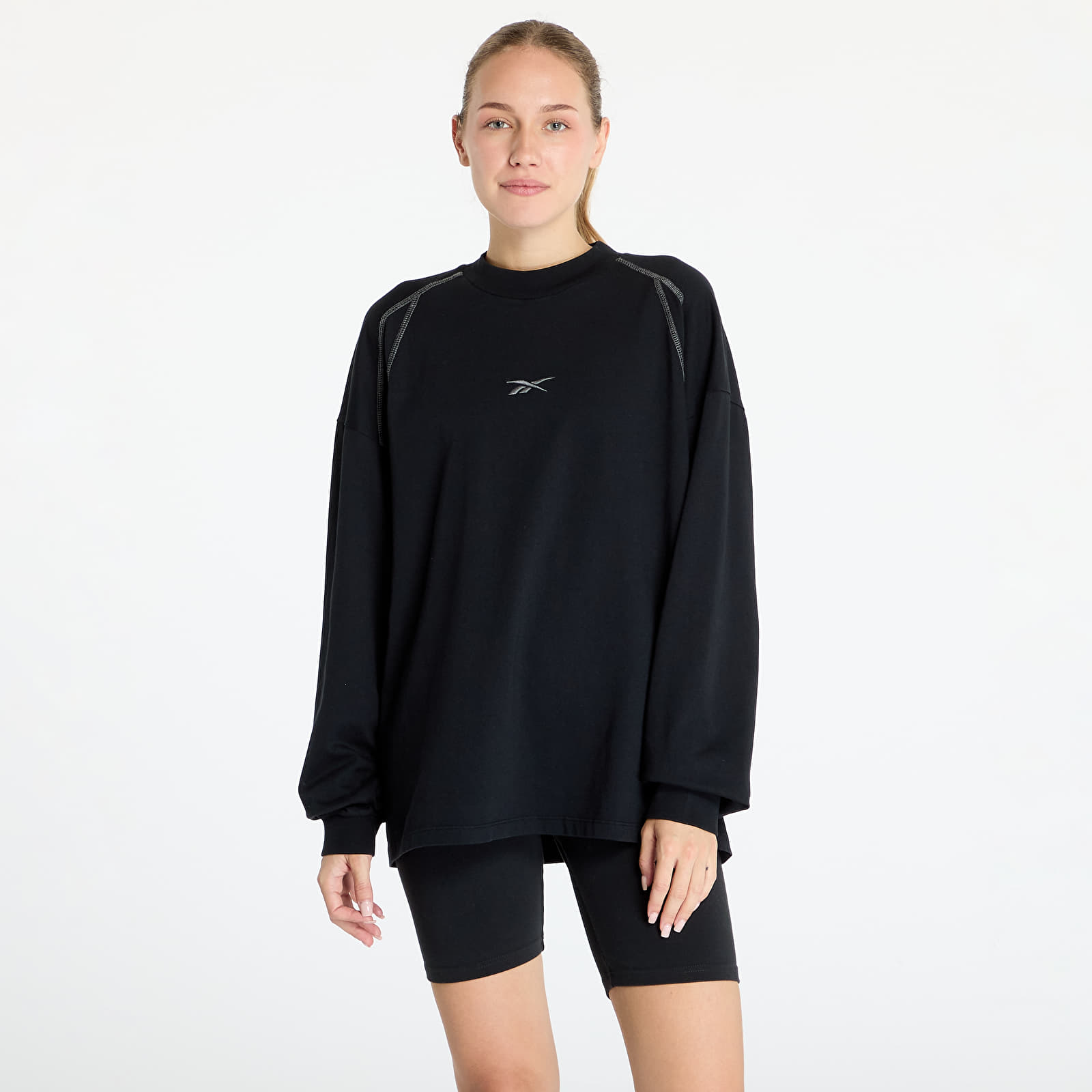 Koszulki Reebok Long Sleeve Uniform Tee UNISEX Black Shadow