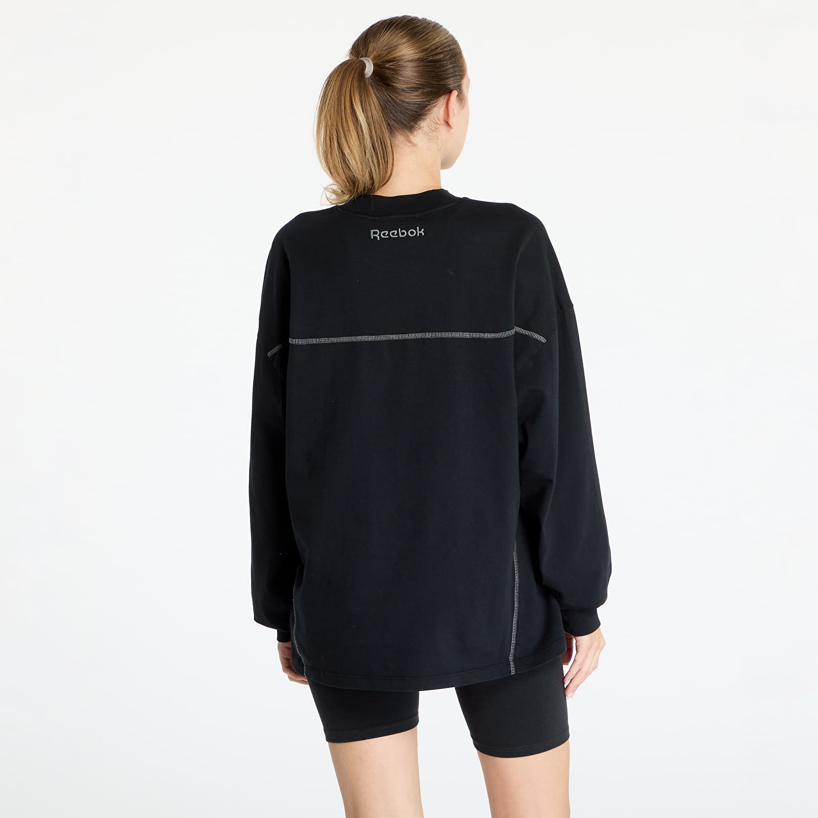 Koszulki Reebok Long Sleeve Uniform Tee UNISEX Black Shadow