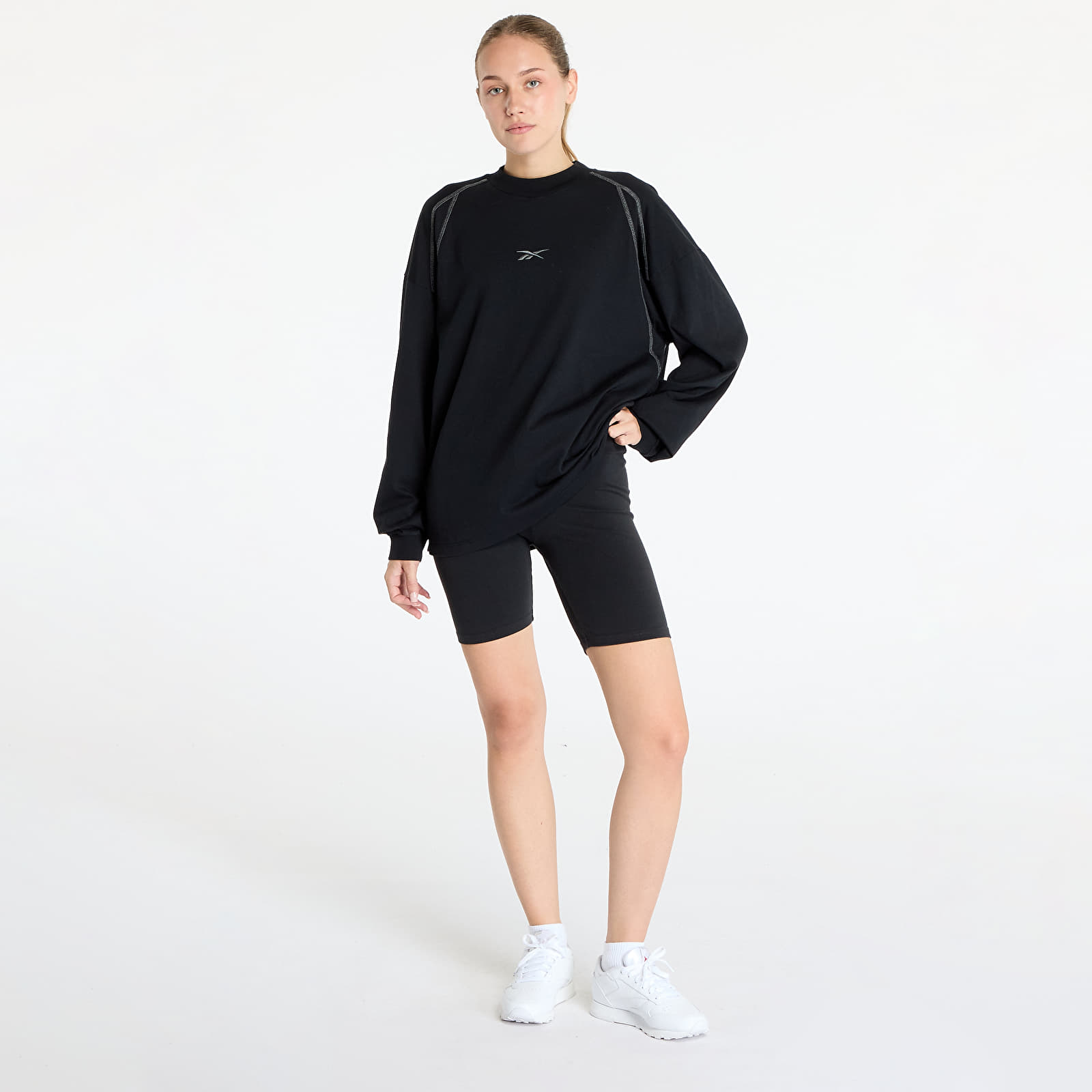 Koszulki Reebok Long Sleeve Uniform Tee UNISEX Black Shadow