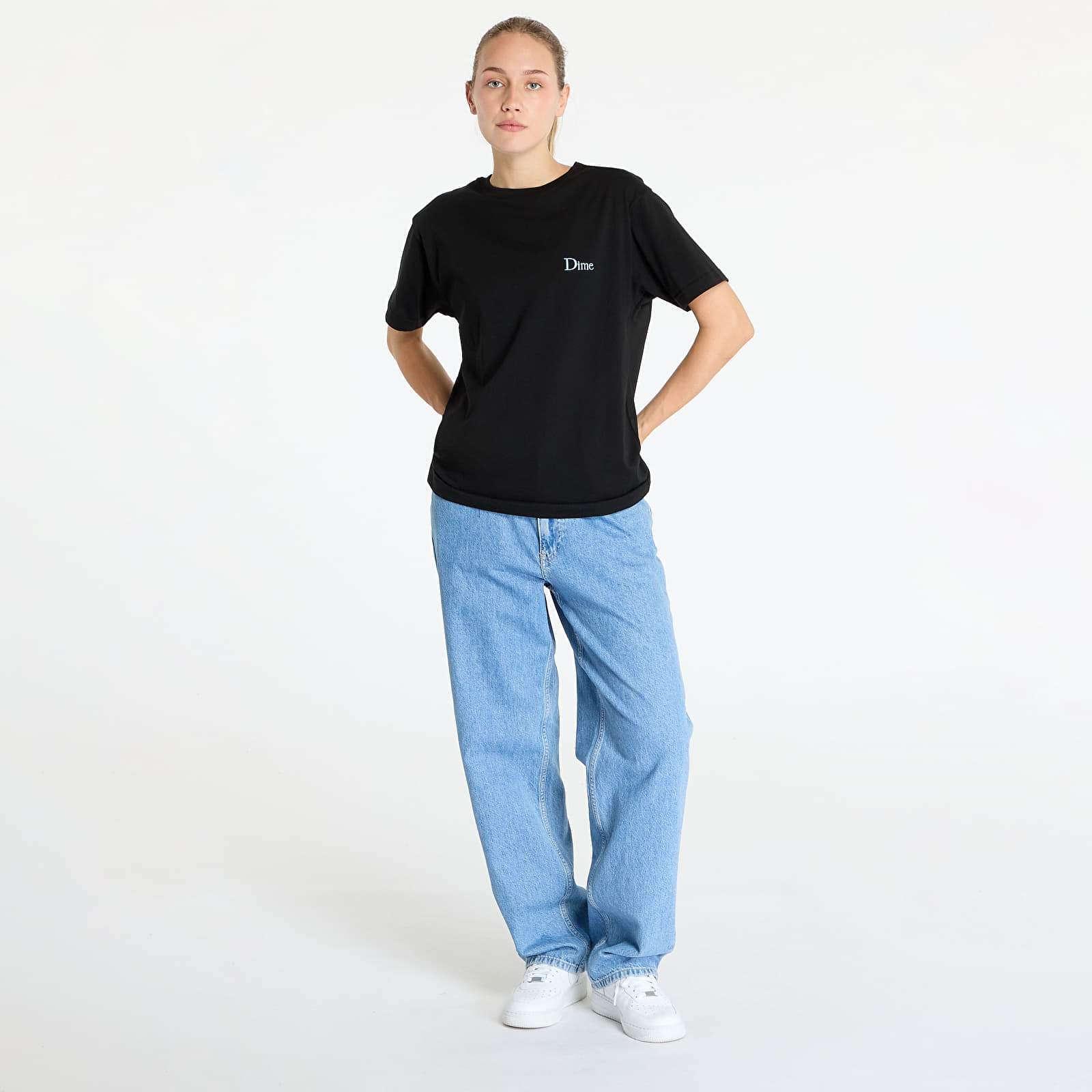 Trička Dime Classic Small Logo T-Shirt UNISEX Black