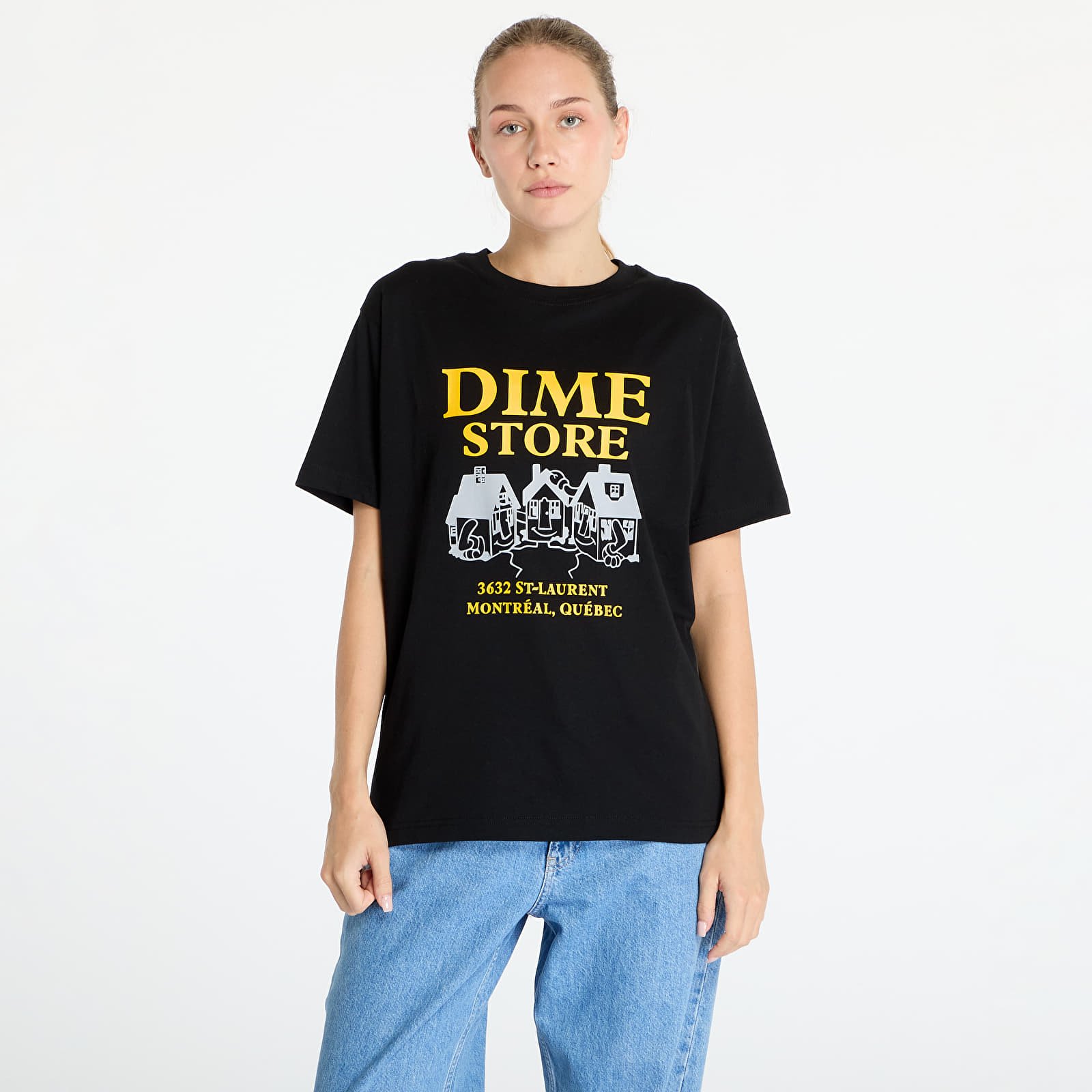 Marškinėliai Dime Skateshop T-Shirt UNISEX Black