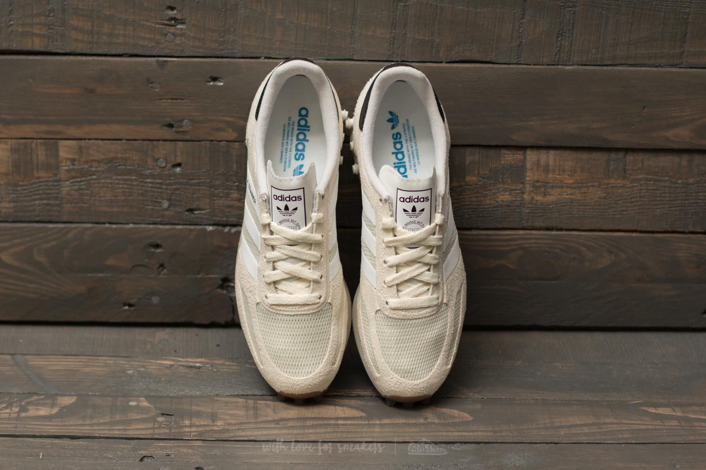 Herresko adidas La Trainer OG Off White/ Ftw White/ Gum
