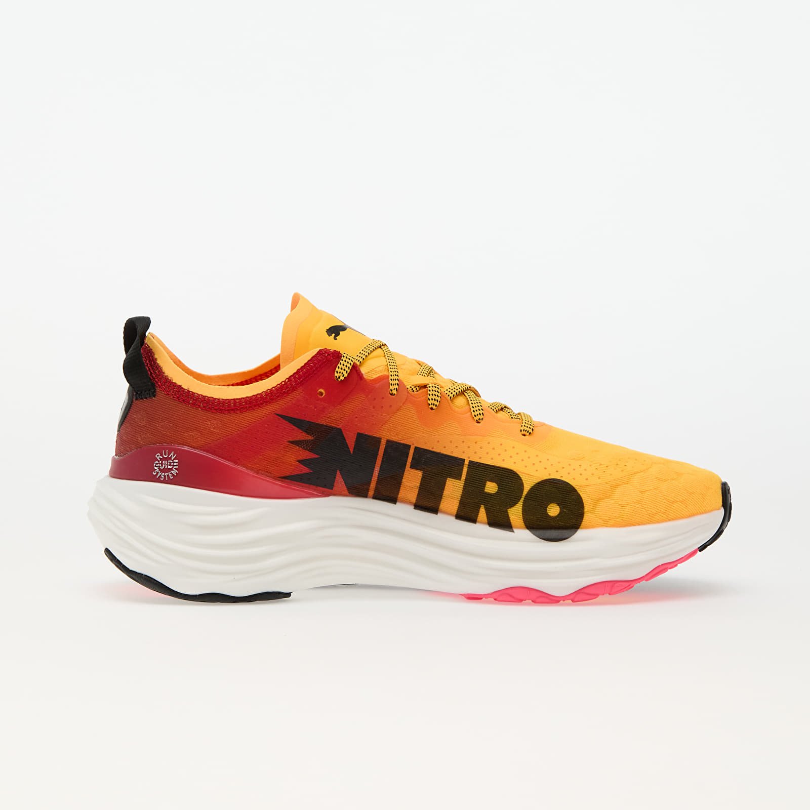 Men's shoes Puma ForeverRun Nitro Sun Stream-Sunset Glow-White