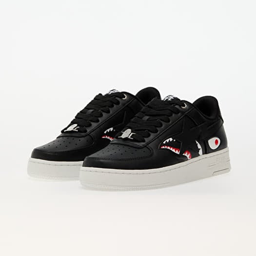 Men s shoes A BATHING APE Bape Sta Shark M2 Black Footshop