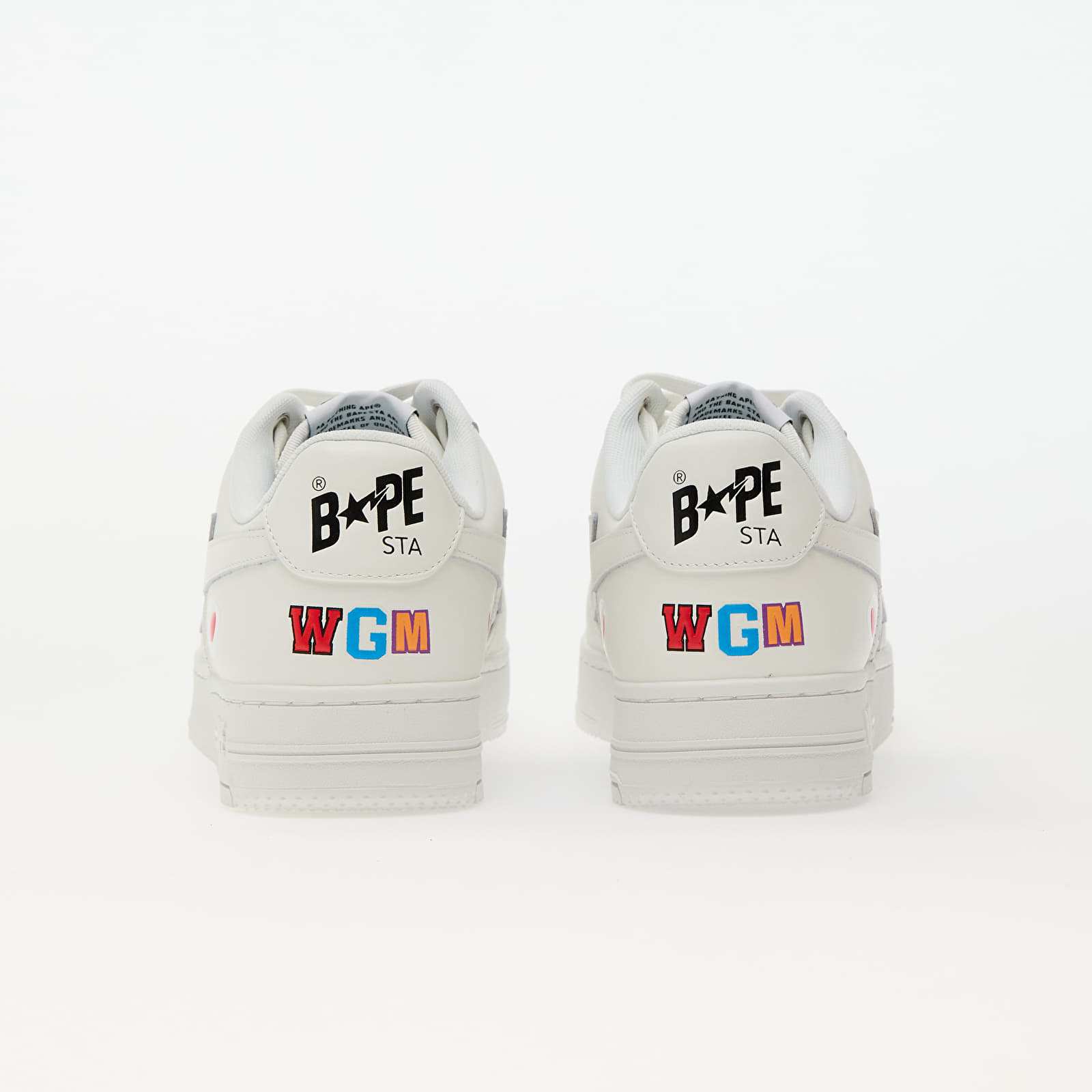 Încălțăminte și sneakerși pentru bărbați A BATHING APE Bape Sta Shark M2 White