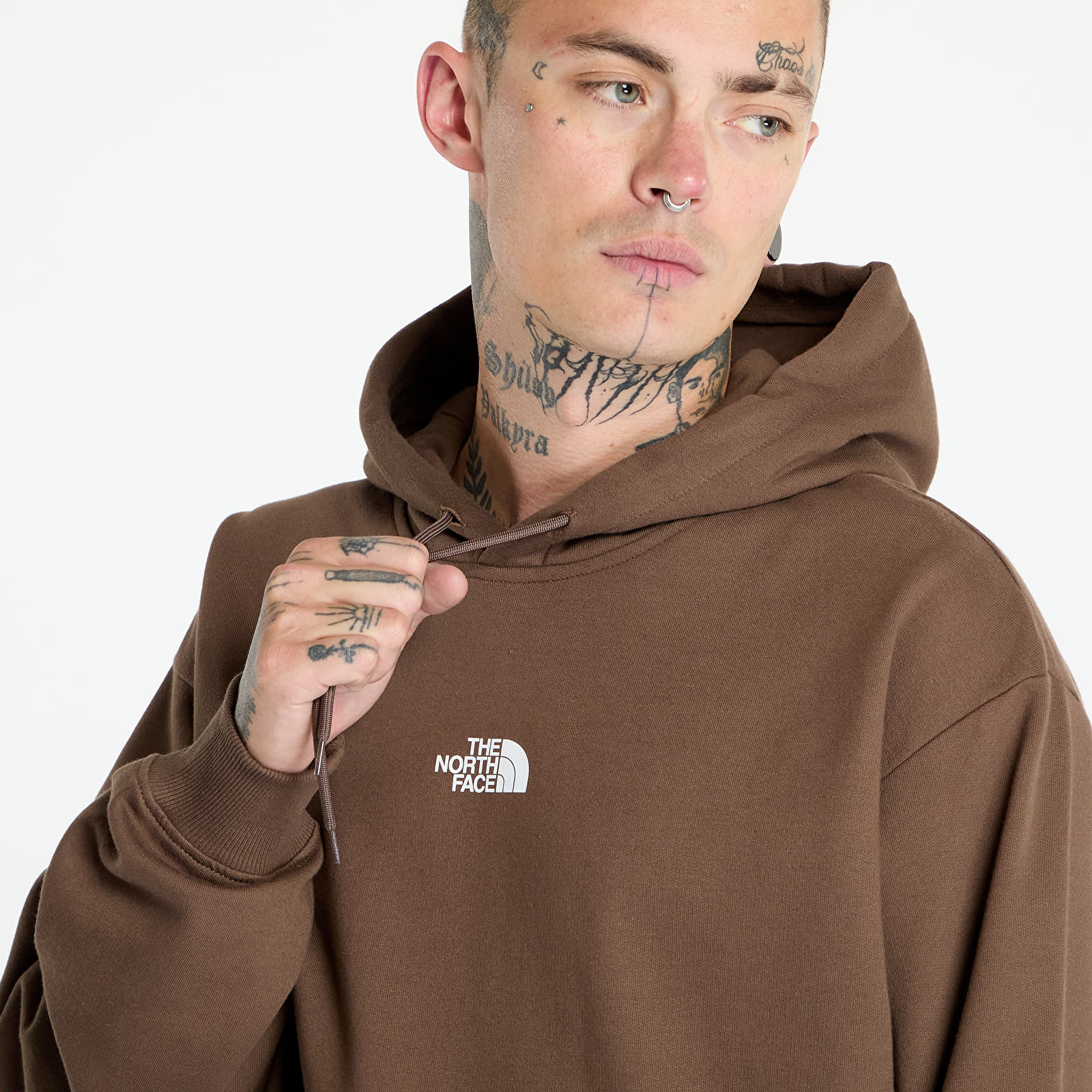 Vīriešu kapuces The North Face M Zumu Oversize Hoodie Smokey Brown