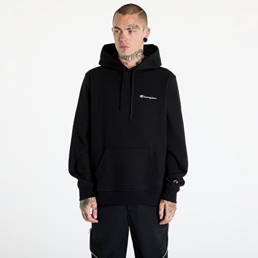 Black champion hooded sweatshirt store