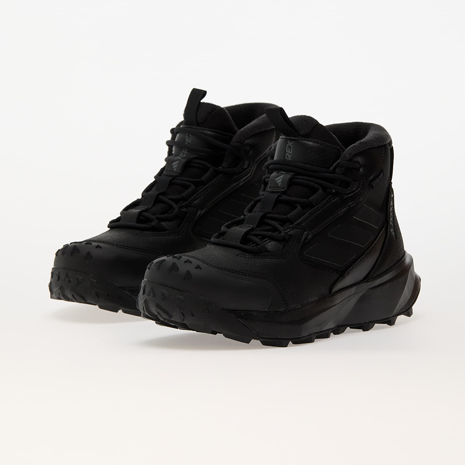 Herren Sneaker und Schuhe adidas Terrex Winter Boot Mid Leather Core Black/ Core Black/ Grey Four