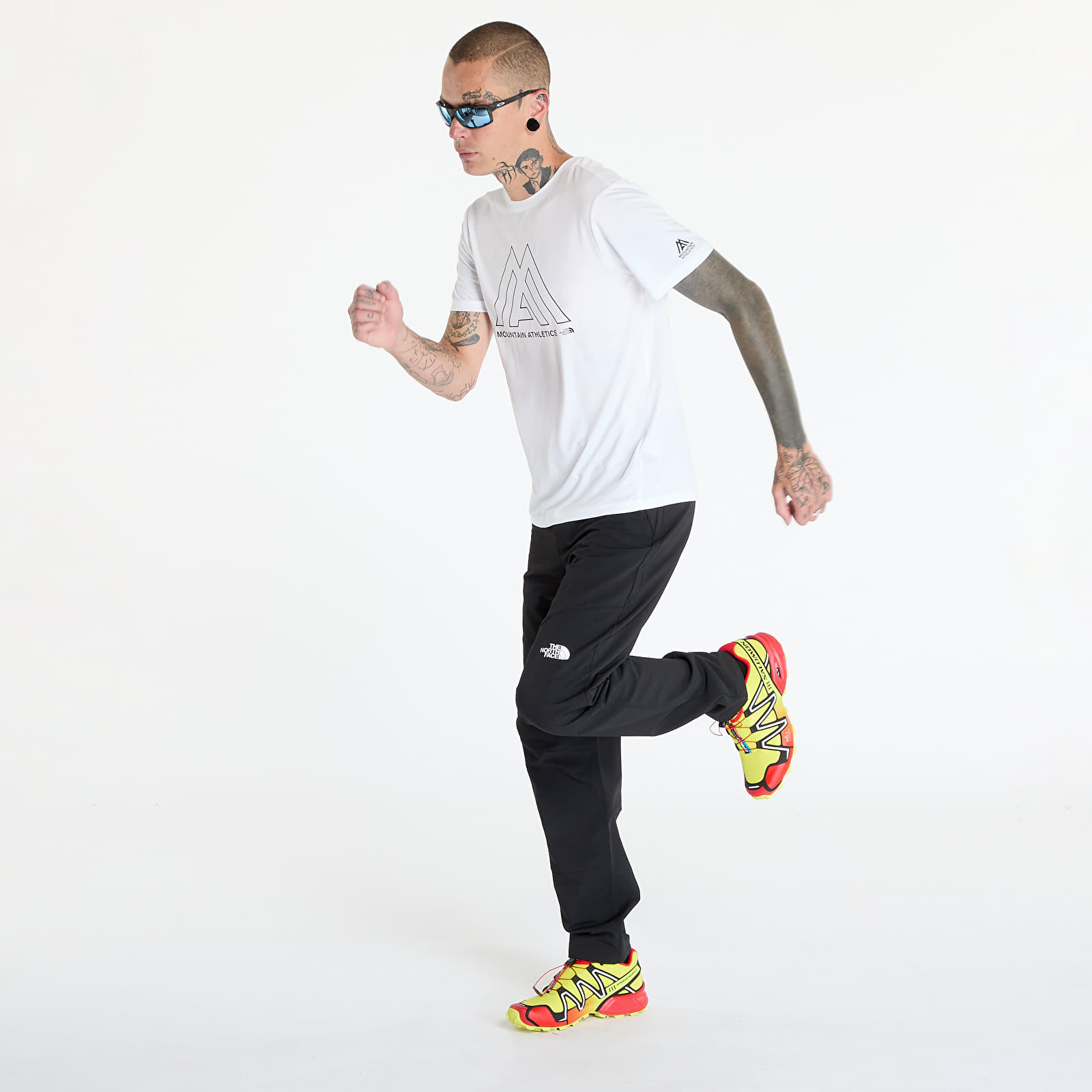 Férfi pólok The North Face M Ma 24/7 S/S Tee TNF White