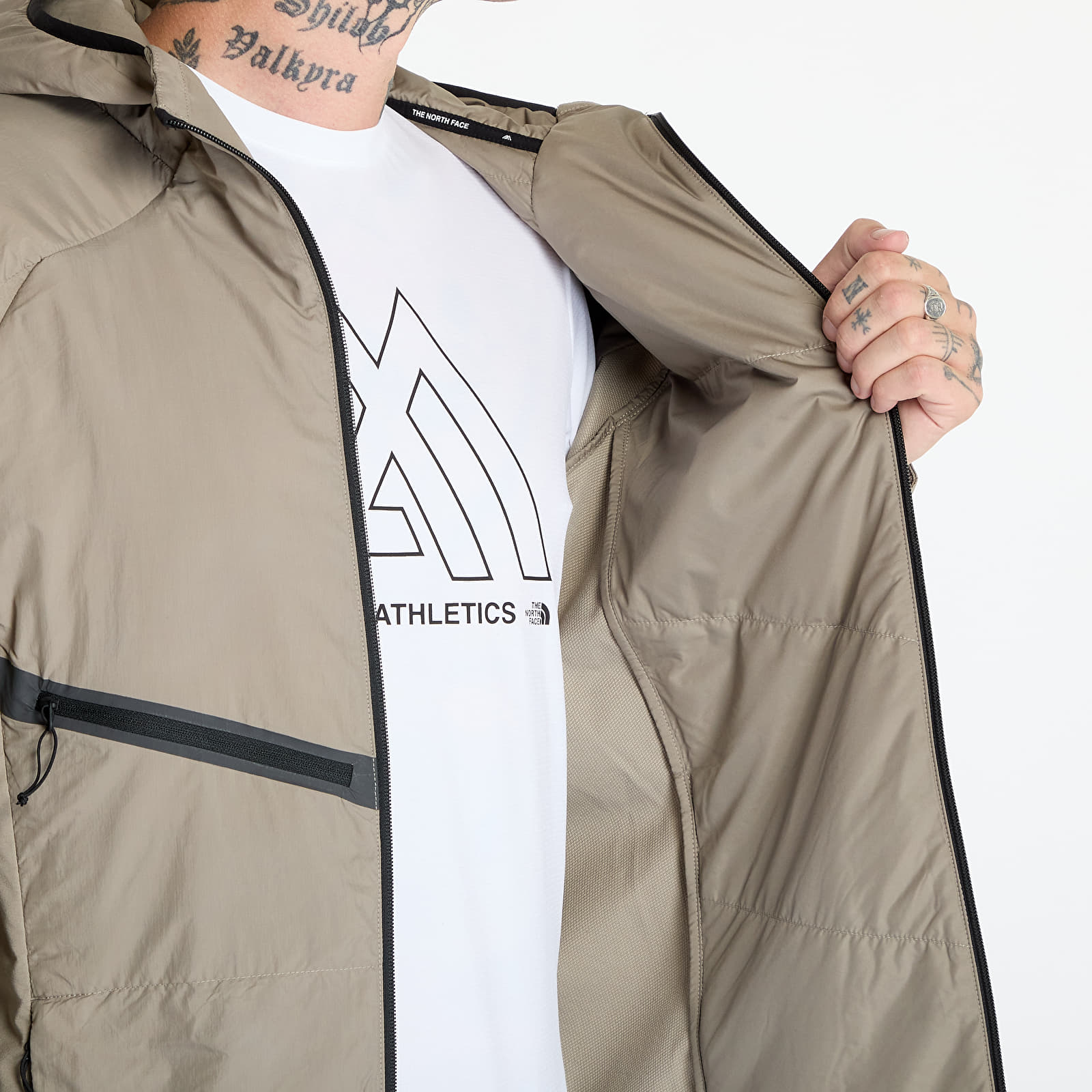 Jakker for menn The North Face M Mountain Athletics Hybrid Jacket Cavern Grey