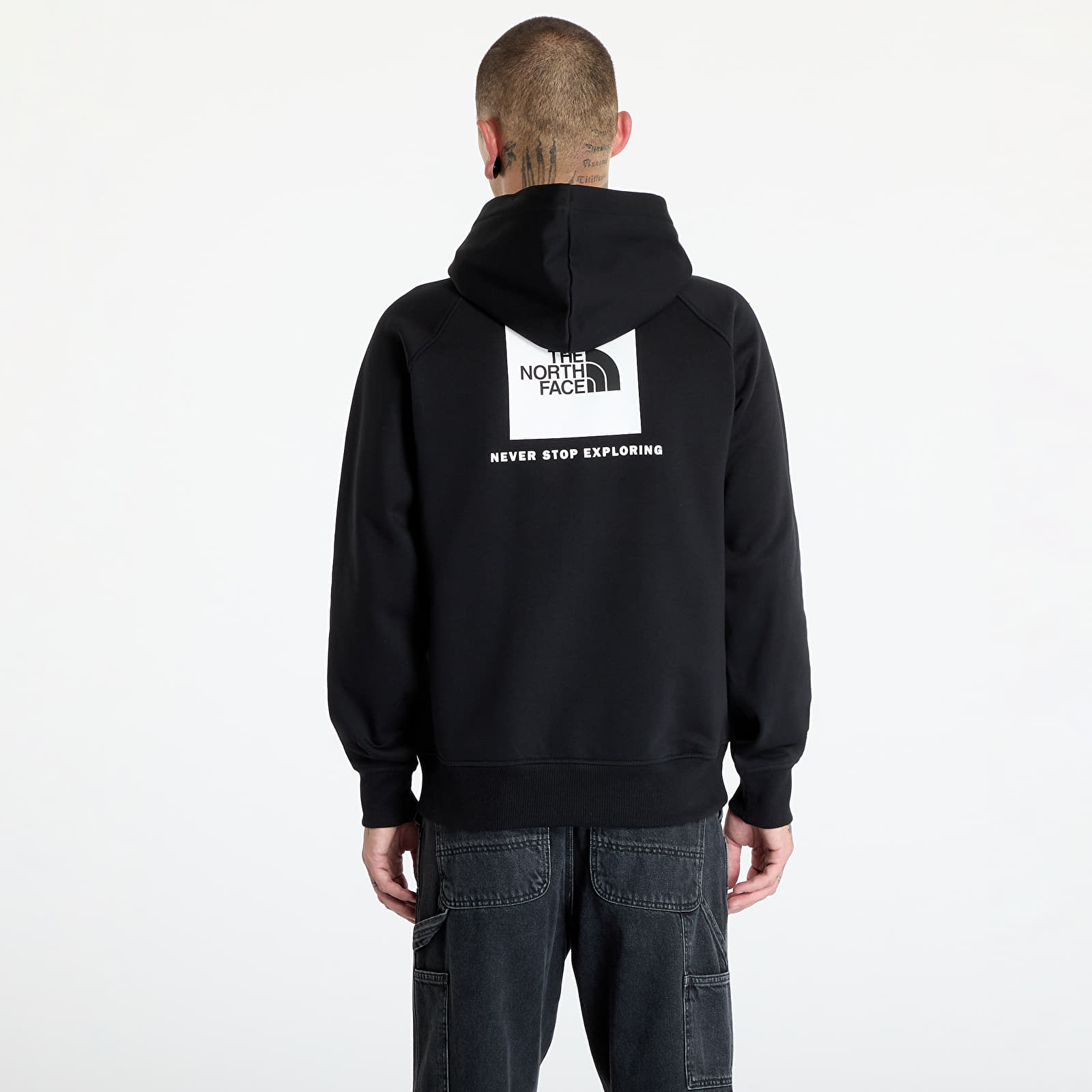 Kapucnis pulóverek és pulcsik The North Face M Raglan Box Nse Hoodie TNF Black