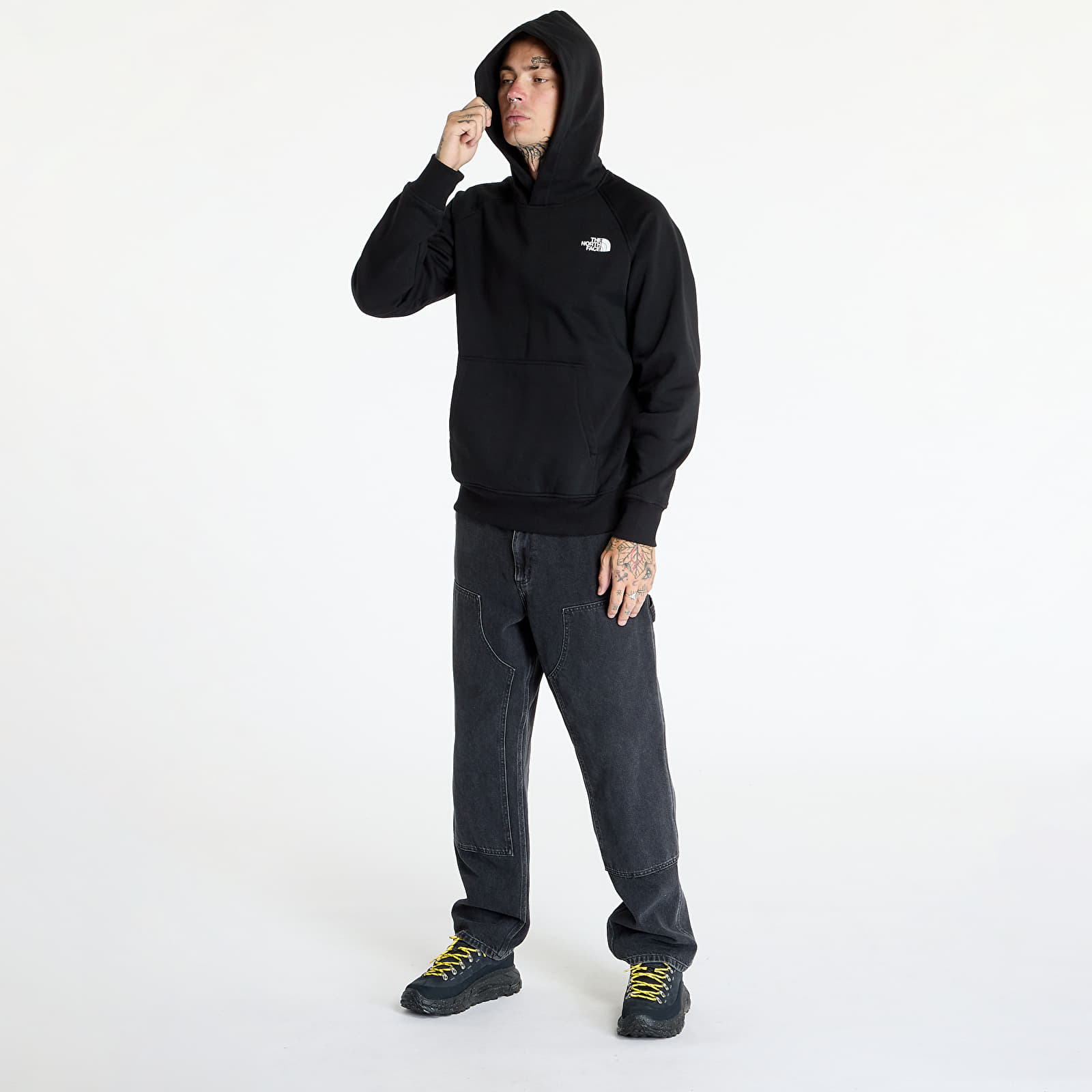Kapucnis pulóverek és pulcsik The North Face M Raglan Box Nse Hoodie TNF Black