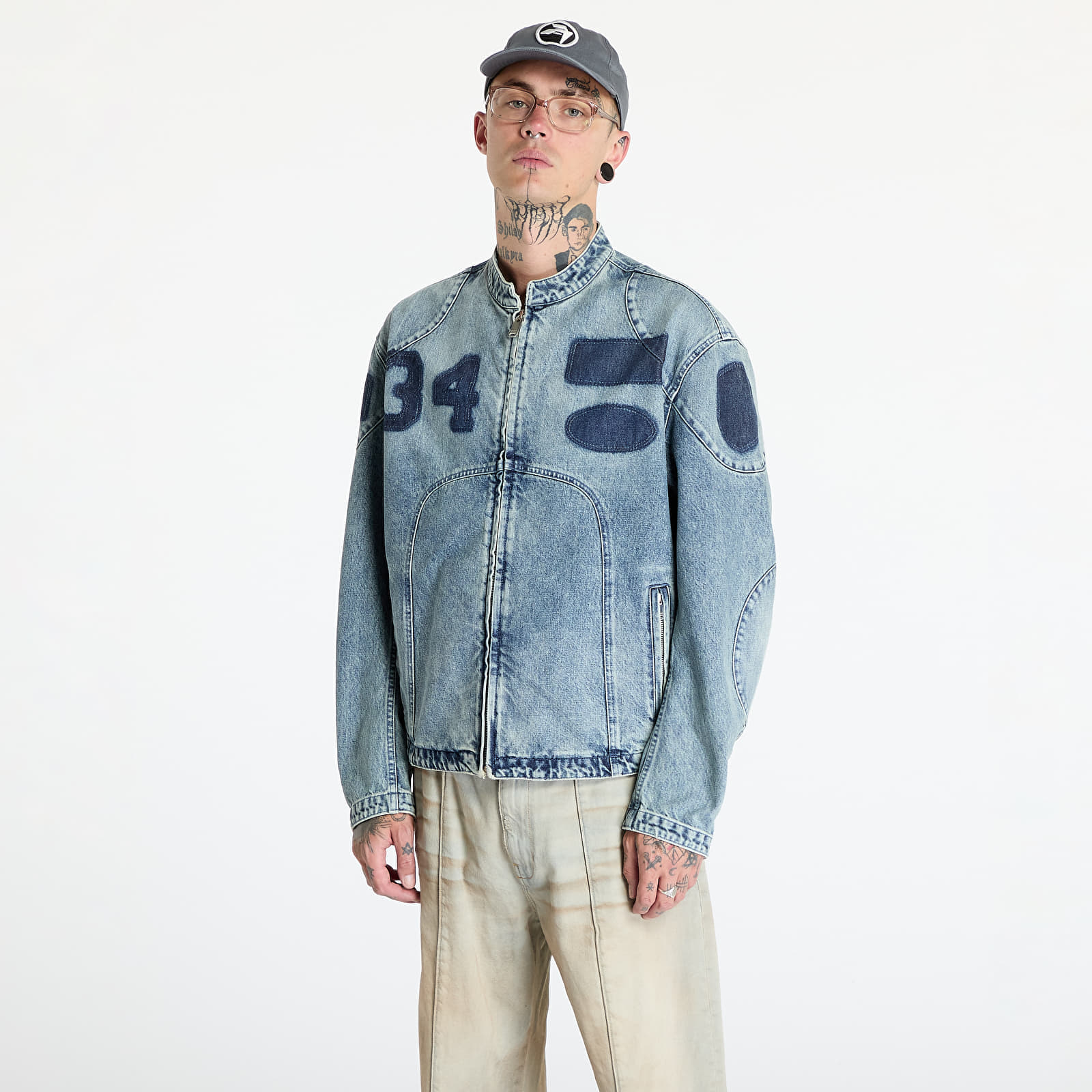 Jacke Ambush Denim Rider Jacket Vintage Blue/ No Color XL