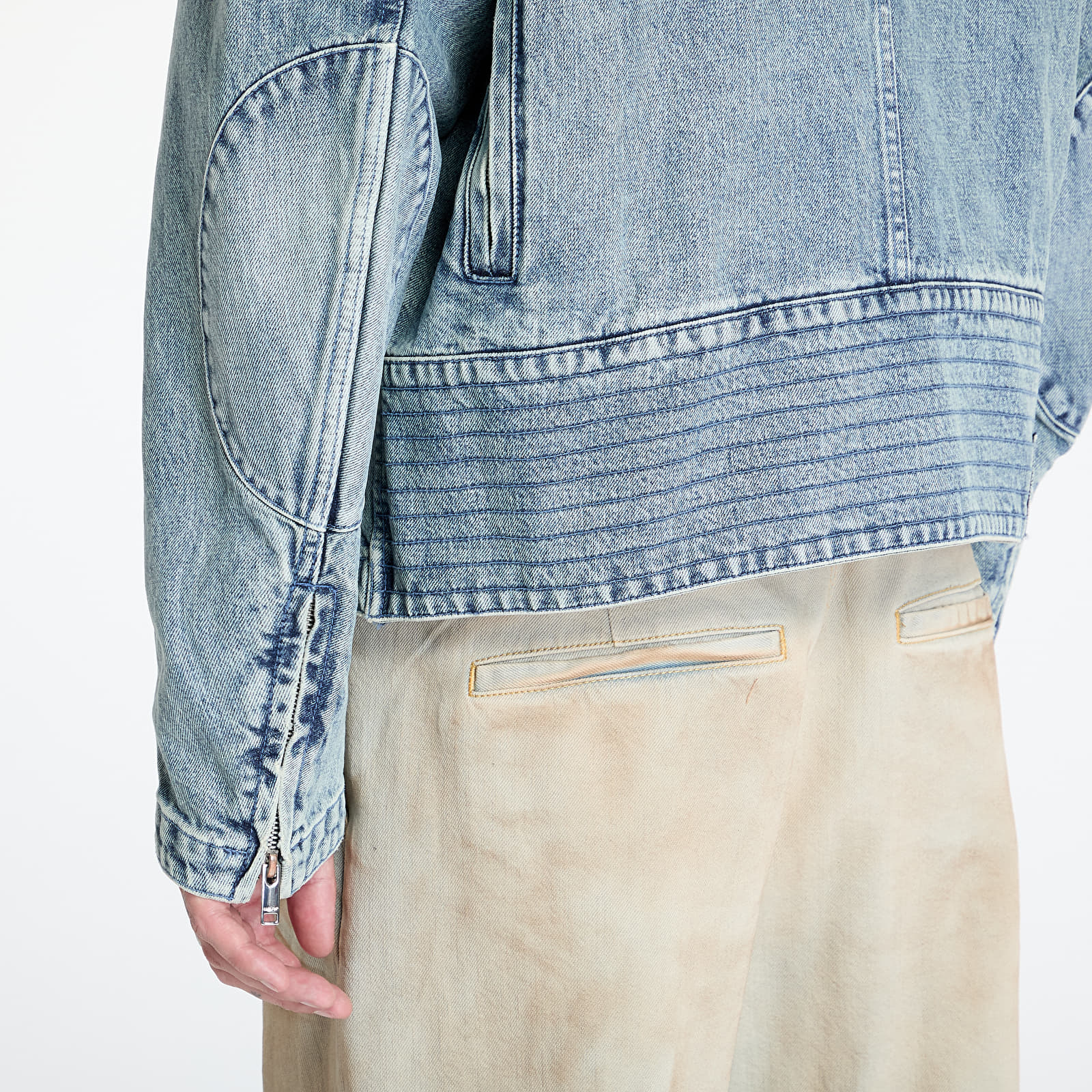 Jackets Ambush Denim Rider Jacket Vintage Blue/ No Color