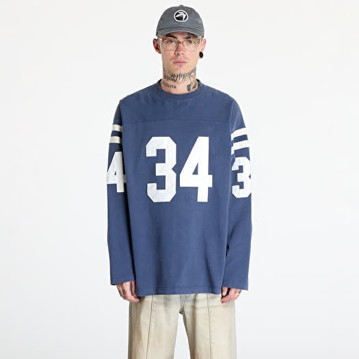Тениска Ambush Football L-S T-Shirt UNISEX Insignia Blue/ Tofu
