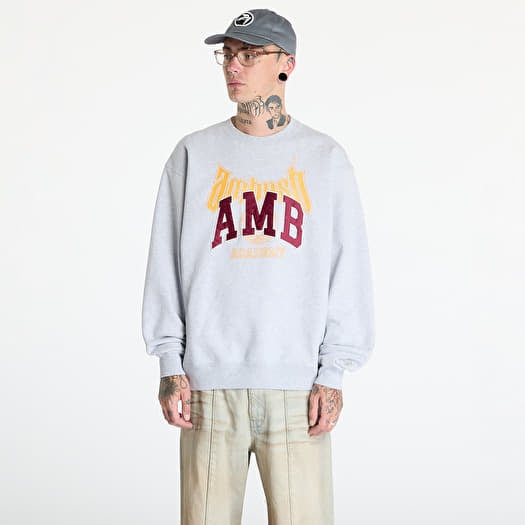 Ambush Graphic Sweatshirt UNISEX Grey Melange/ Tap Shoe
