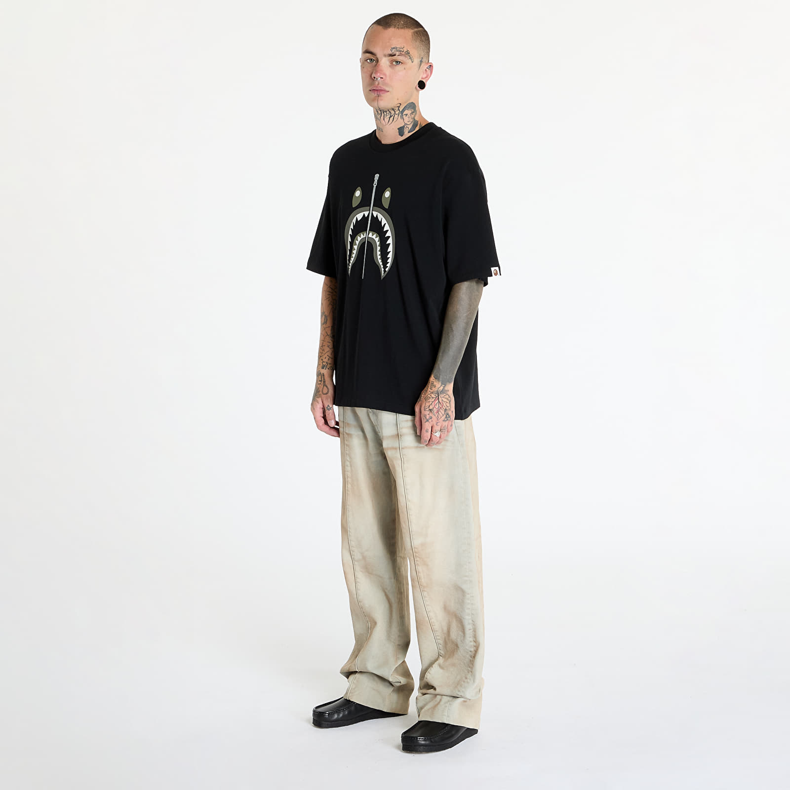 T-shirts A BATHING APE Shark Tee 2 Black