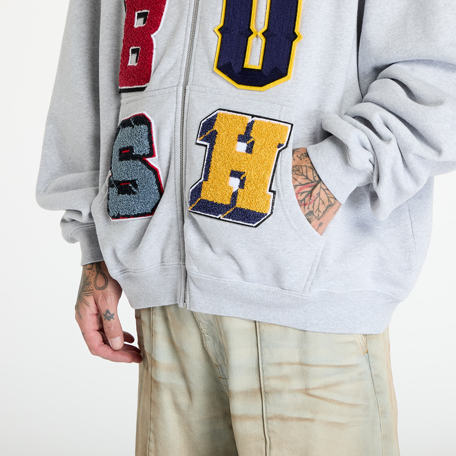 Hoodies and sweatshirts  Ambush Zip Up Sweatshirt UNISEX Grey Melange