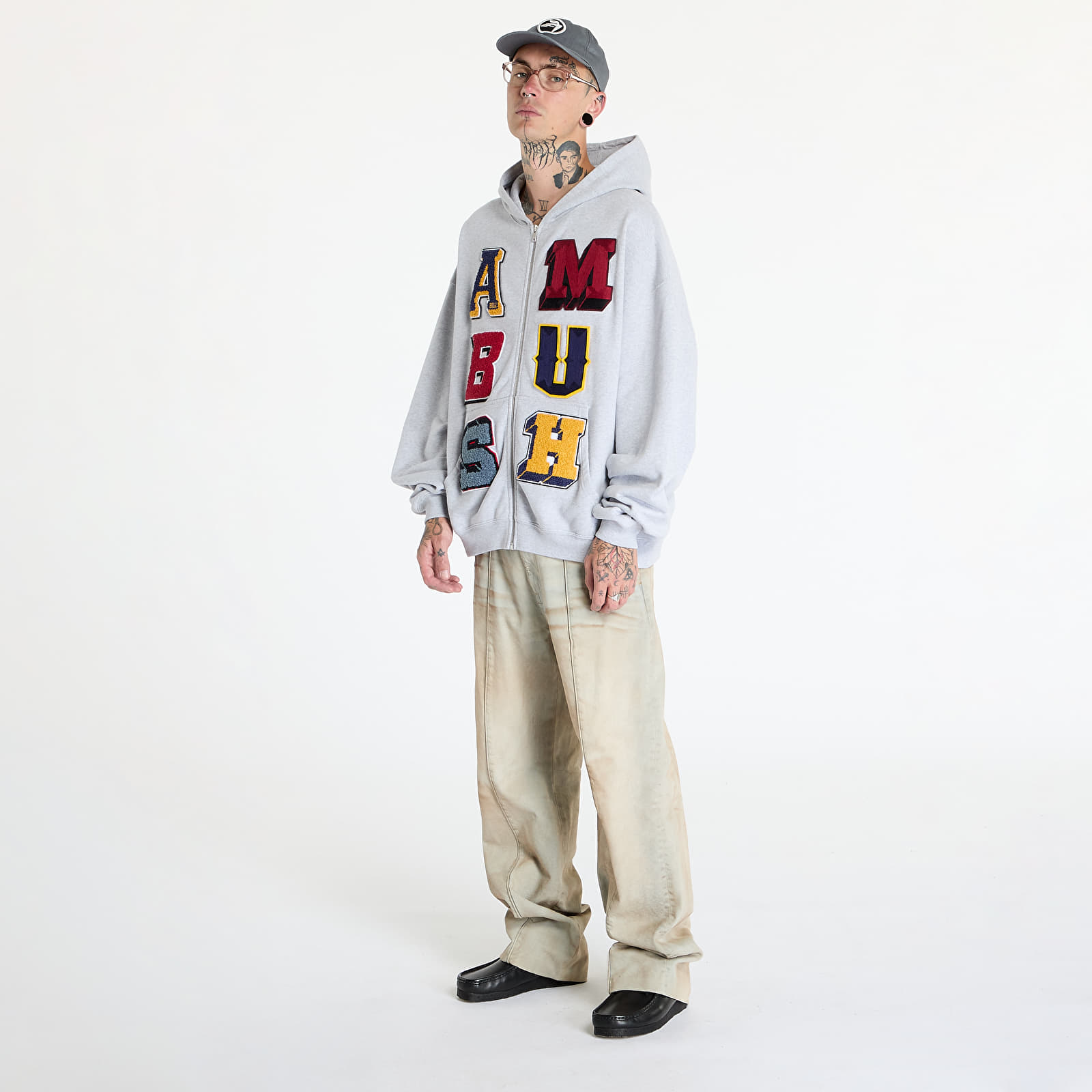 Hoodies and sweatshirts  Ambush Zip Up Sweatshirt UNISEX Grey Melange