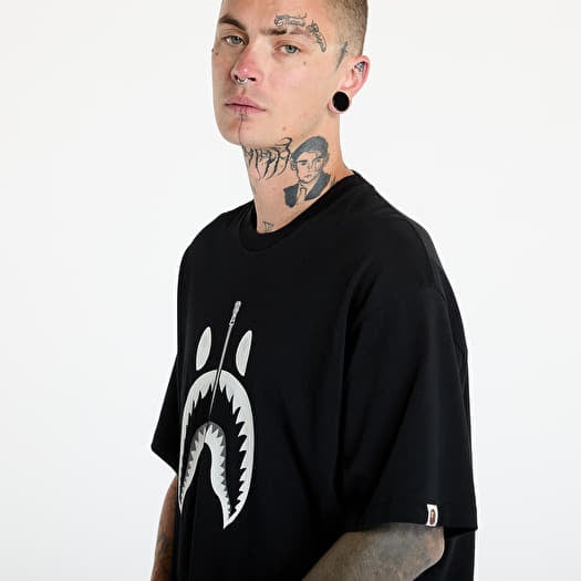 T Shirt A Bathing Ape Shark Tee Black S