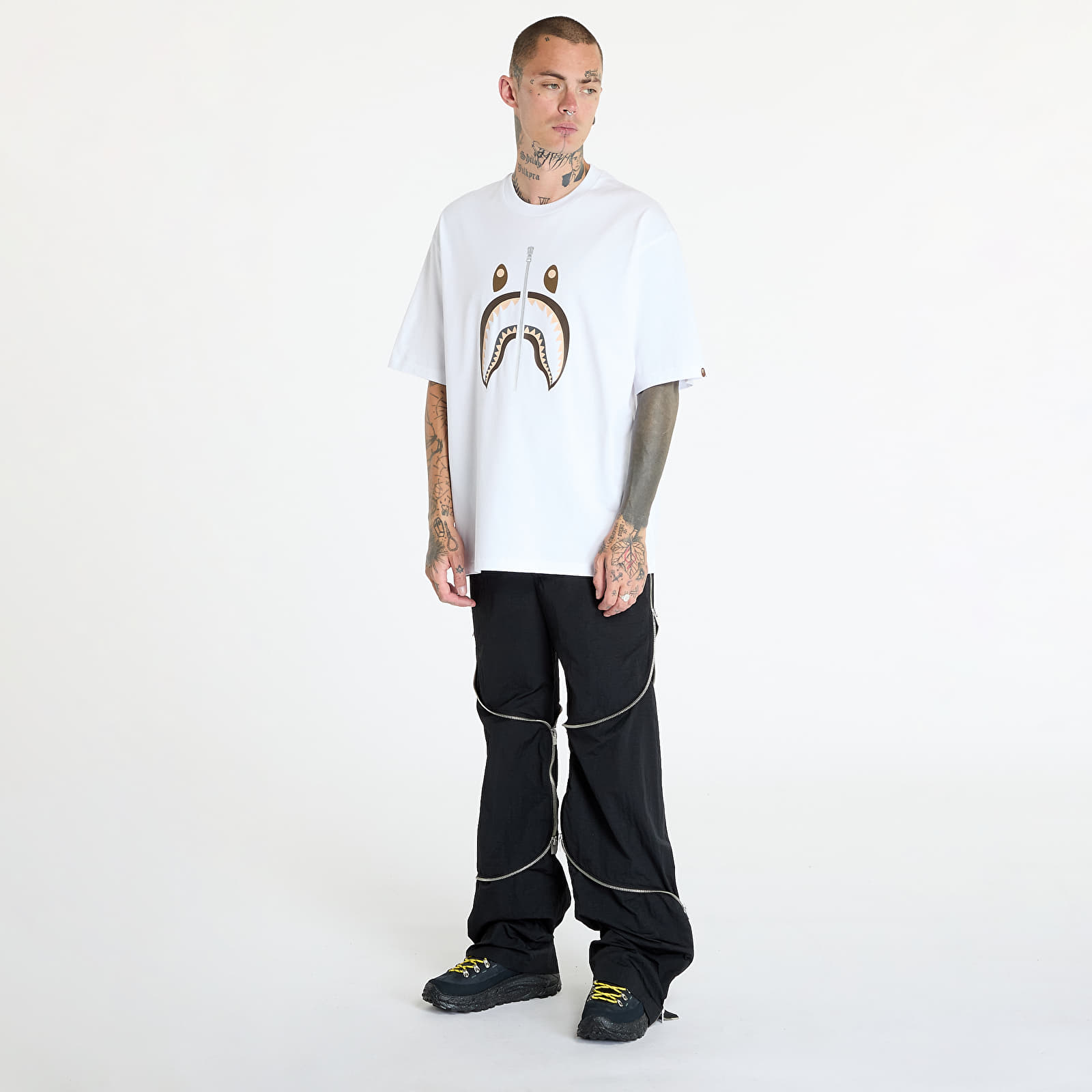 T-shirts A BATHING APE Shark Tee White