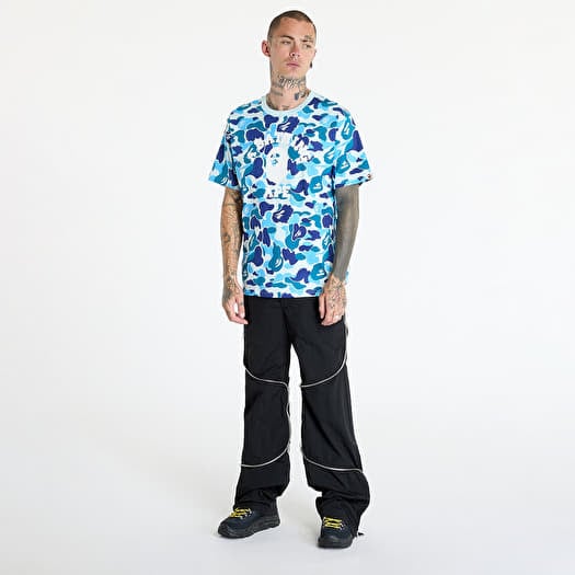 T-shirts A BATHING APE Abc Camo College Tee Blue | Footshop