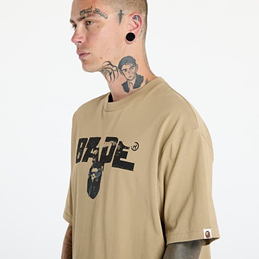 T-shirts A BATHING APE Bape Army Relaxed Fit Tee Beige | Footshop