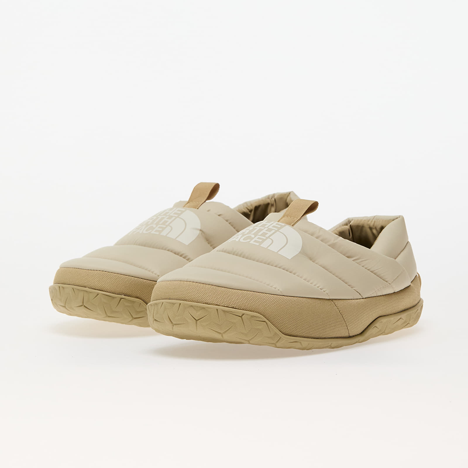 Sapatos de mulher The North Face W Nuptse Mule Gravel/ Khaki Stn
