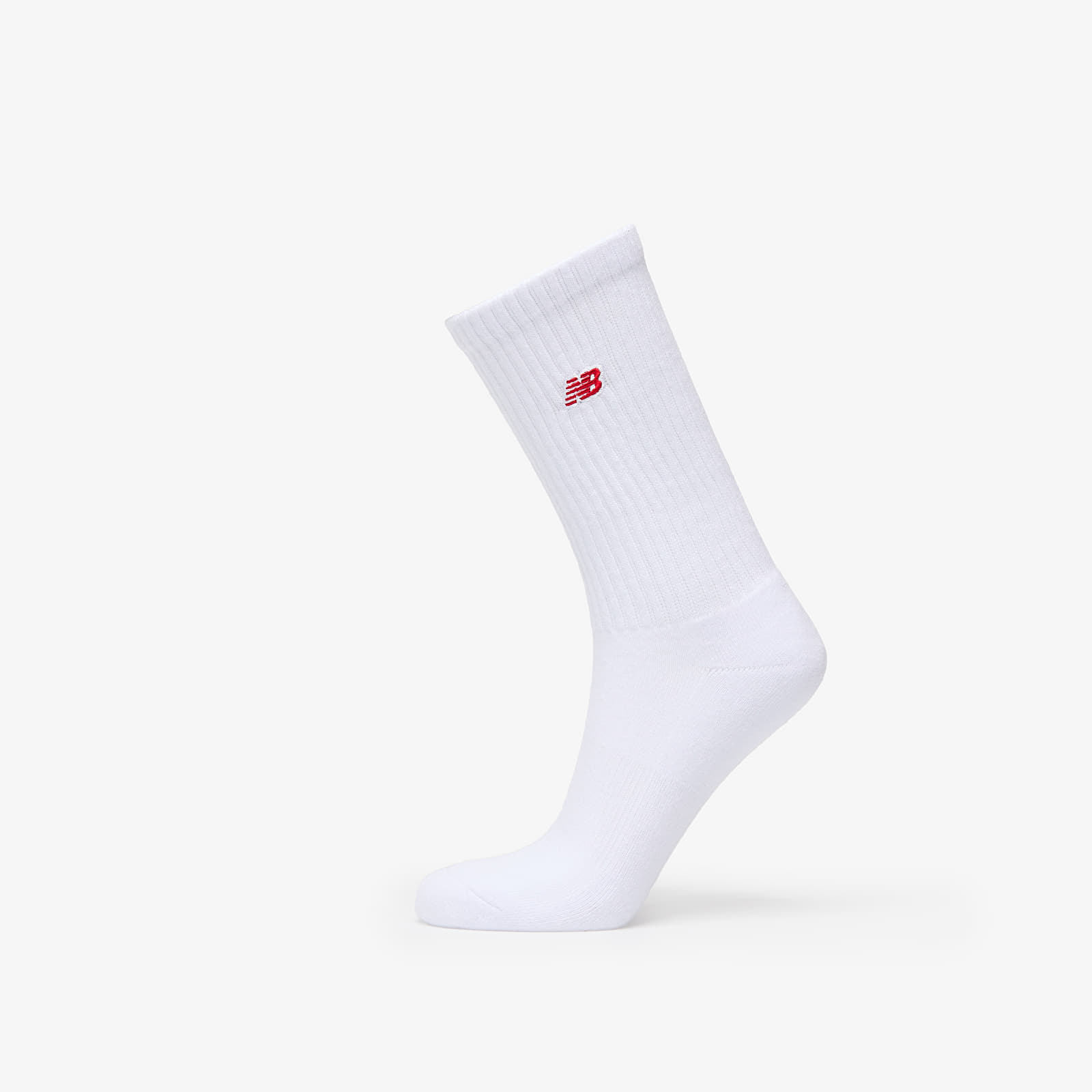 New Balance Nb Patch Logo Crew Socks 3-Pack White - 1 | YEO