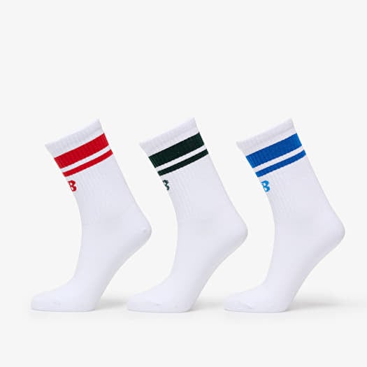 New Balance Essentials Line Midcalf 3-Pack White/ Multi