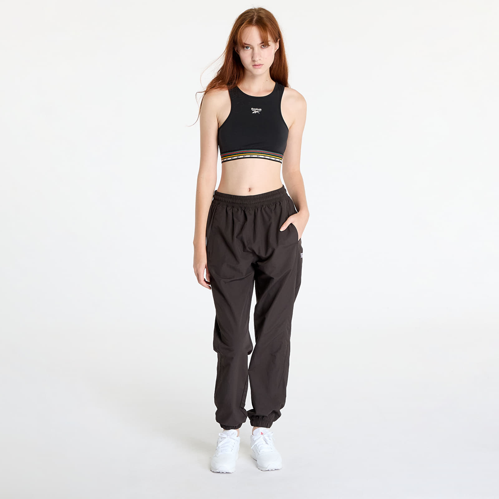 Džíny a kalhoty Reebok Classics Franchise Track Pant Dark Matter