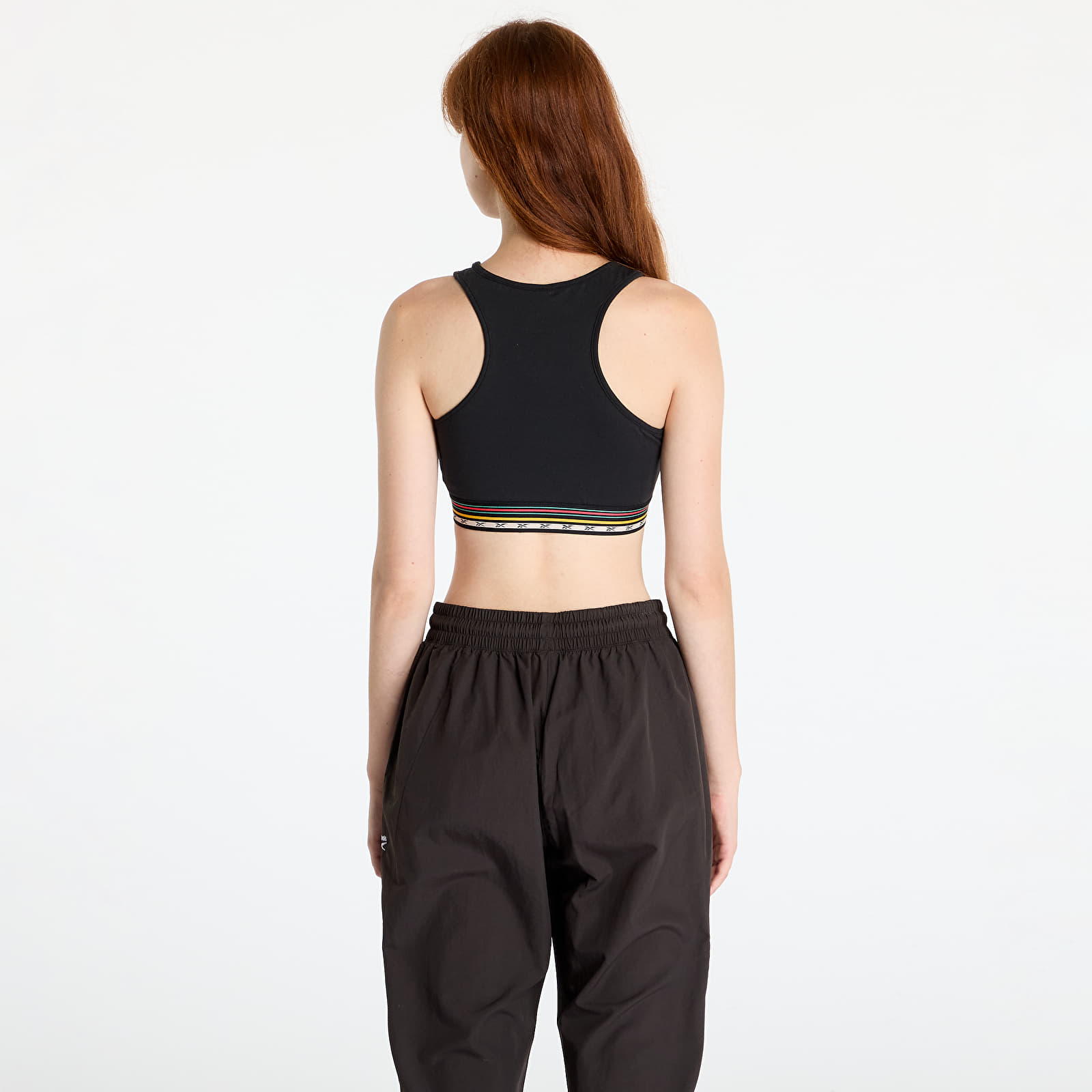Dámske topy Reebok CL Camping Bra Black