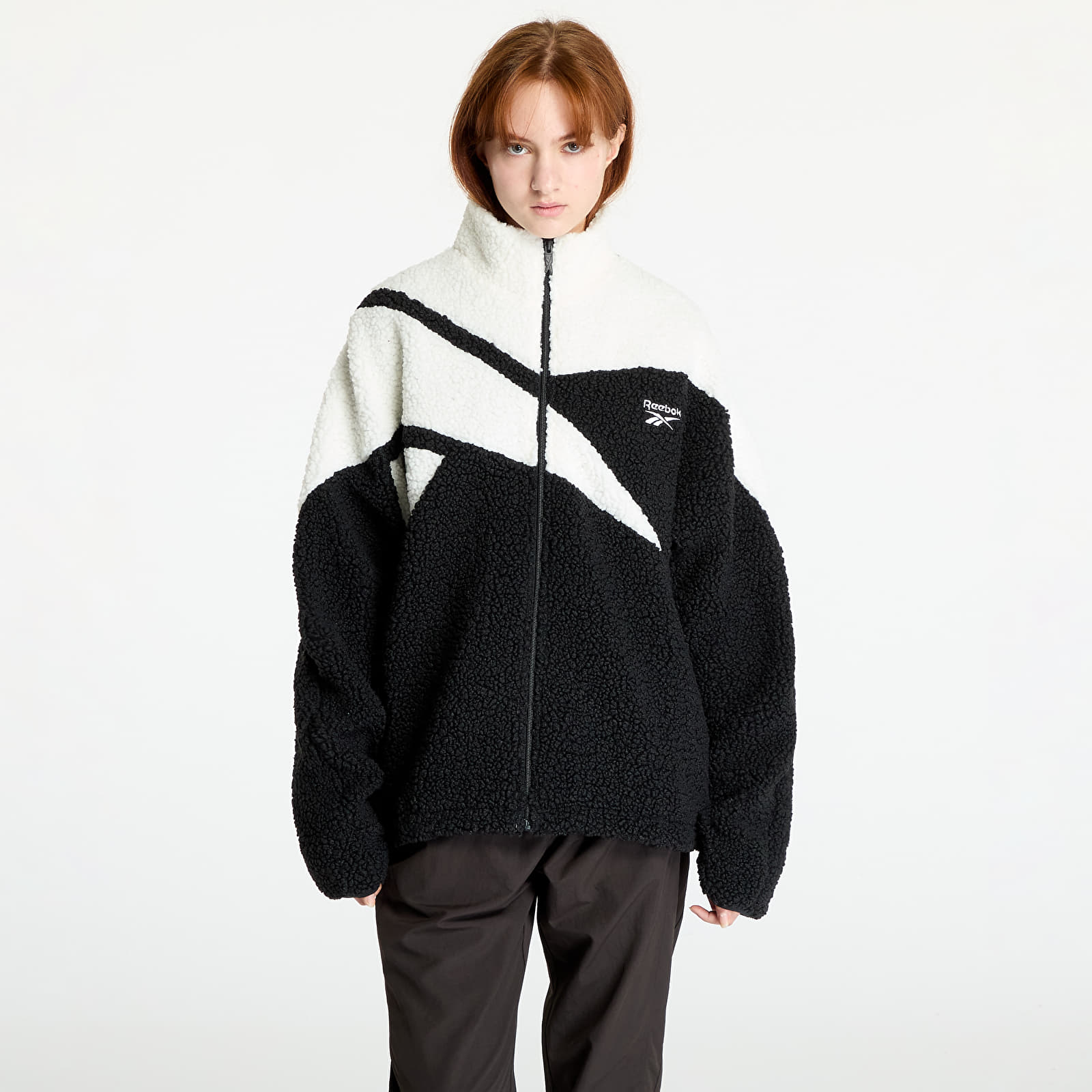 Jakker Reebok Classics Vector High-Pile Fleece Jacket UNISEX Black
