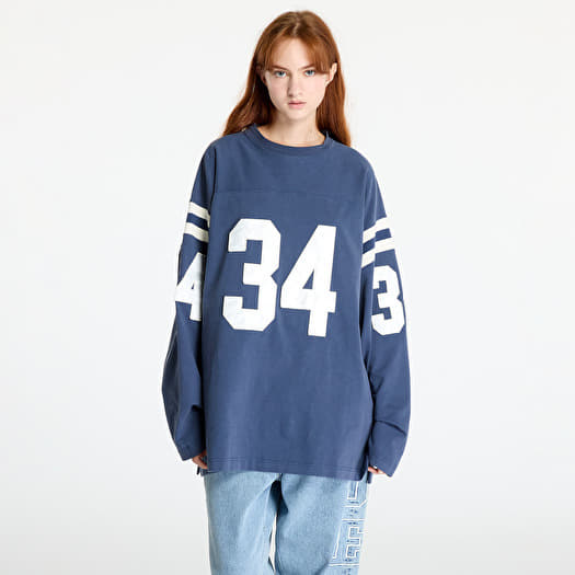 Póló Ambush Football L-S T-Shirt UNISEX Insignia Blue/ Tofu