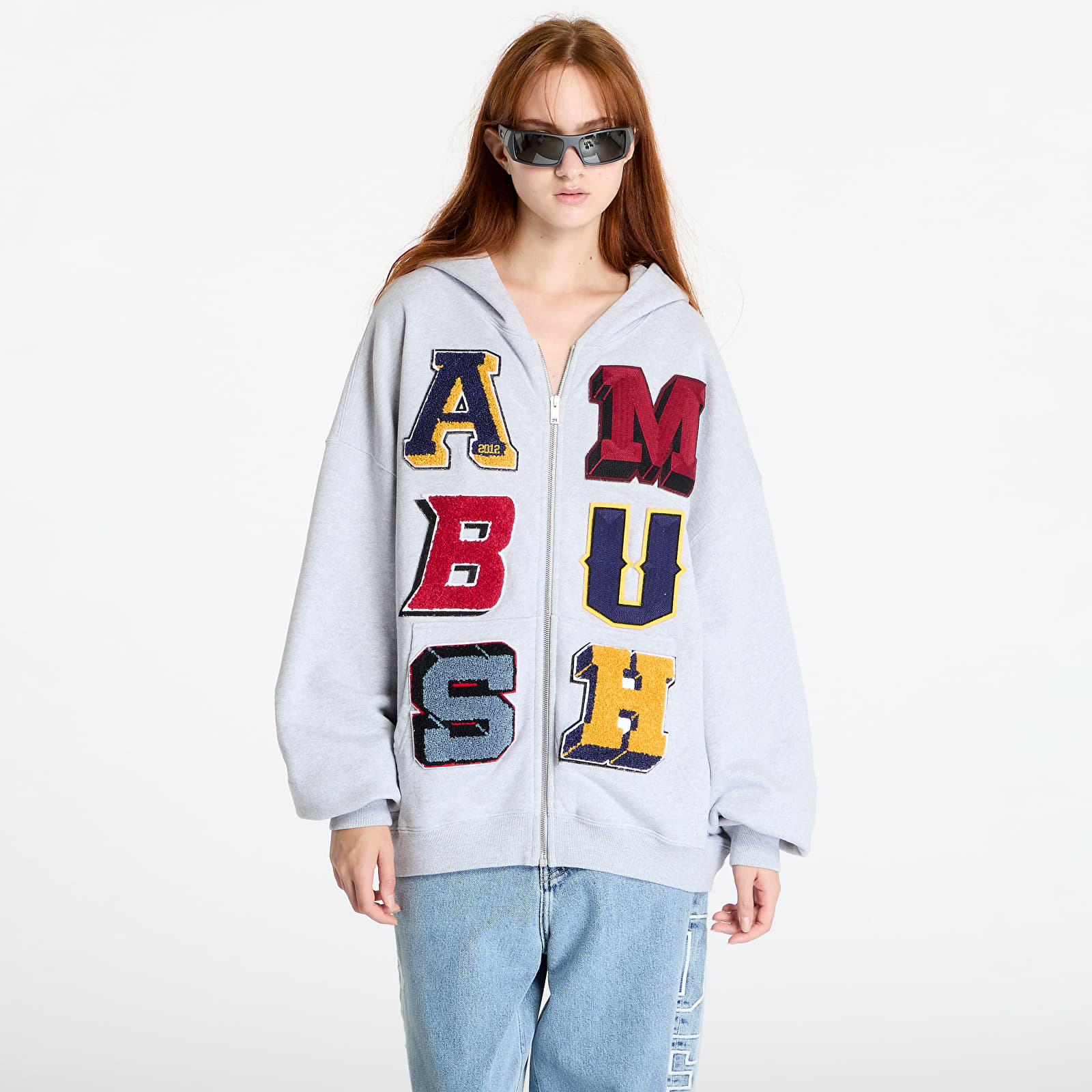 Hoodies and sweatshirts  Ambush Zip Up Sweatshirt UNISEX Grey Melange