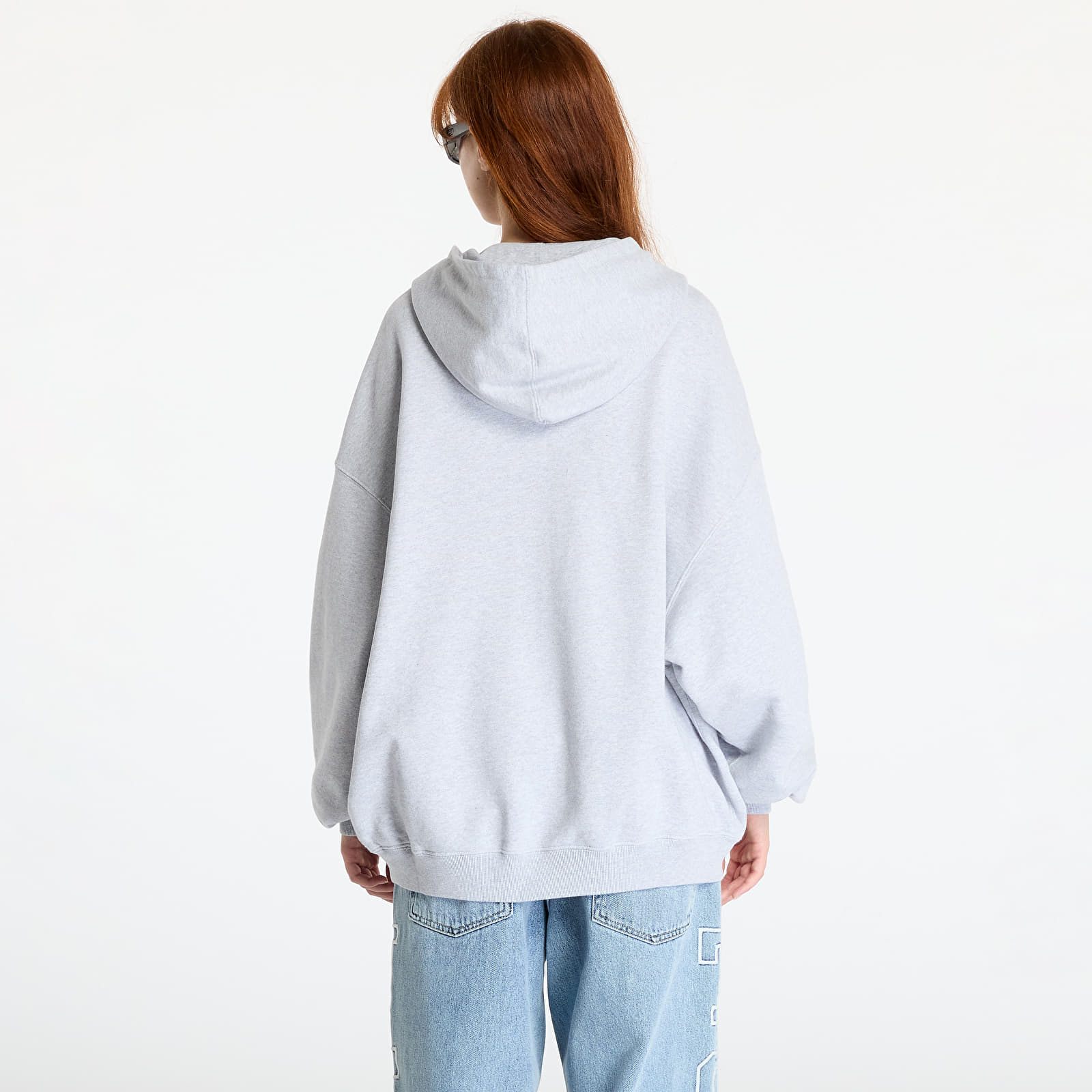 Hanorace Ambush Zip Up Sweatshirt UNISEX Grey Melange