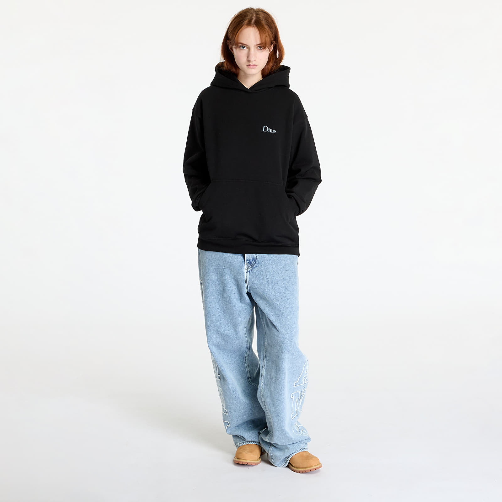 Kapucnis pulóverek és pulcsik Dime Classic Small Logo Hoodie UNISEX Black