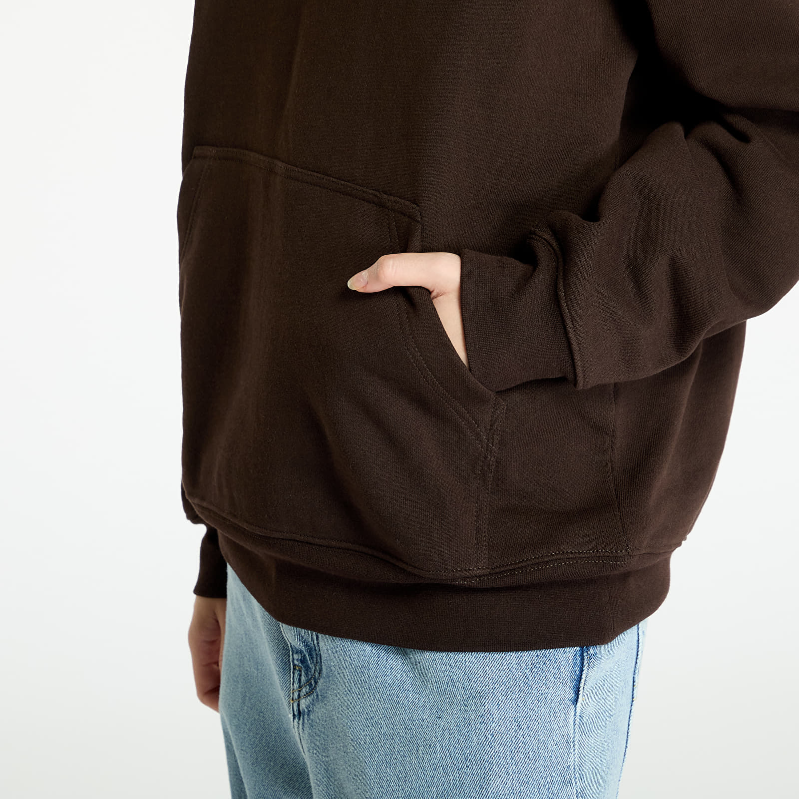 Felpe Dime Classic Small Logo Hoodie UNISEX Deep Brown