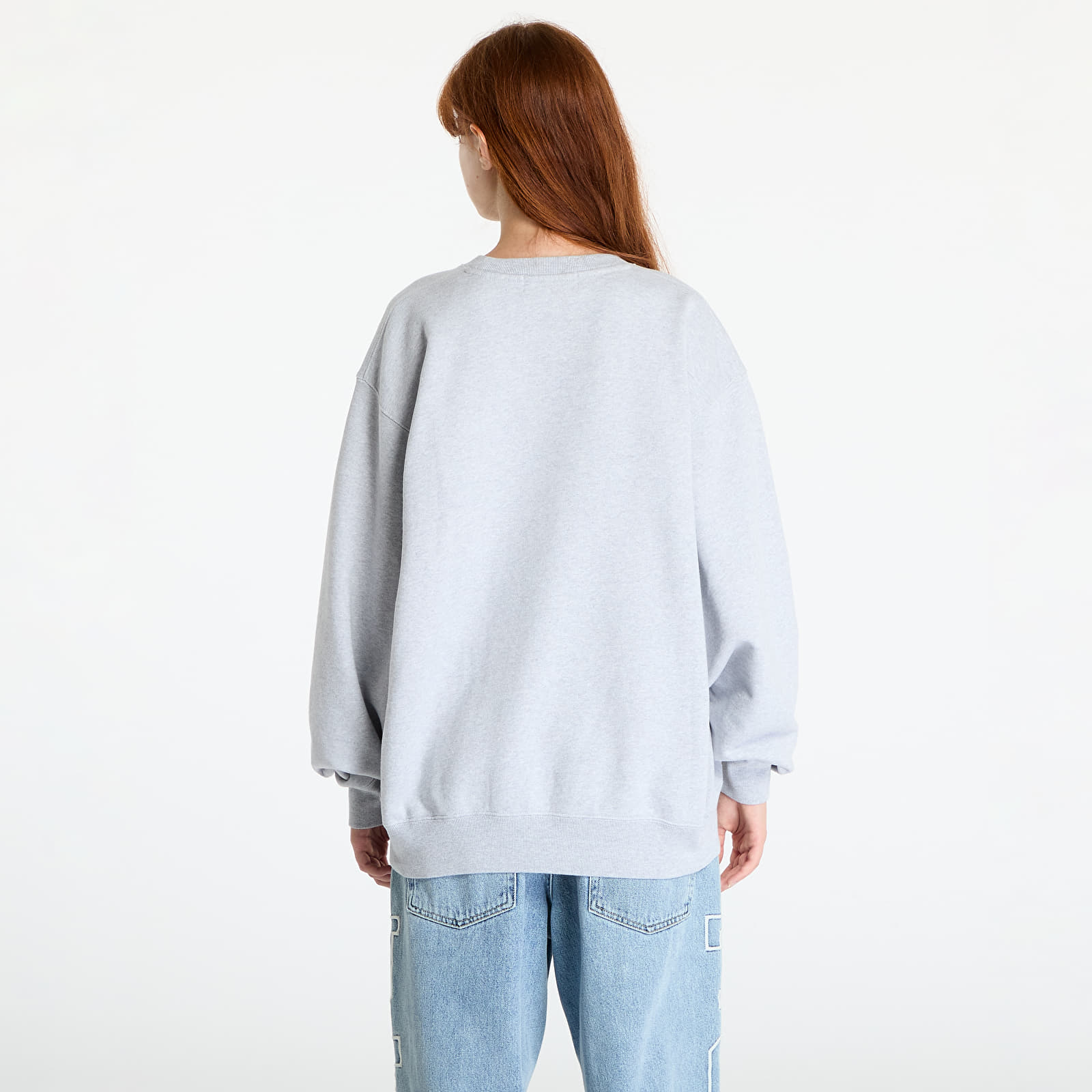 Mikiny Ambush Graphic Sweatshirt UNISEX Grey Melange/ Tap Shoe