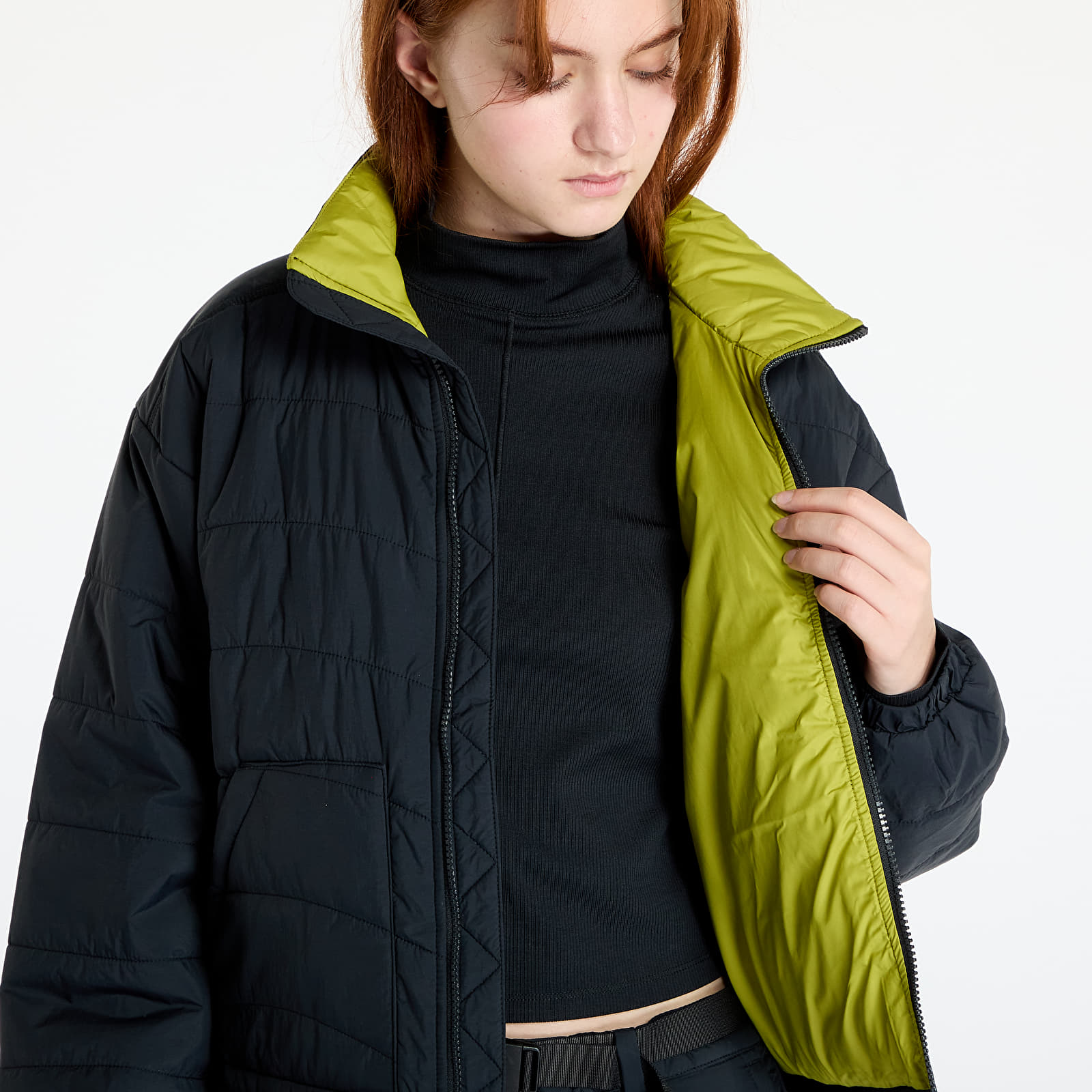 Dámské bundy Columbia Wallowa™ Insulated Cropped Jacket Black
